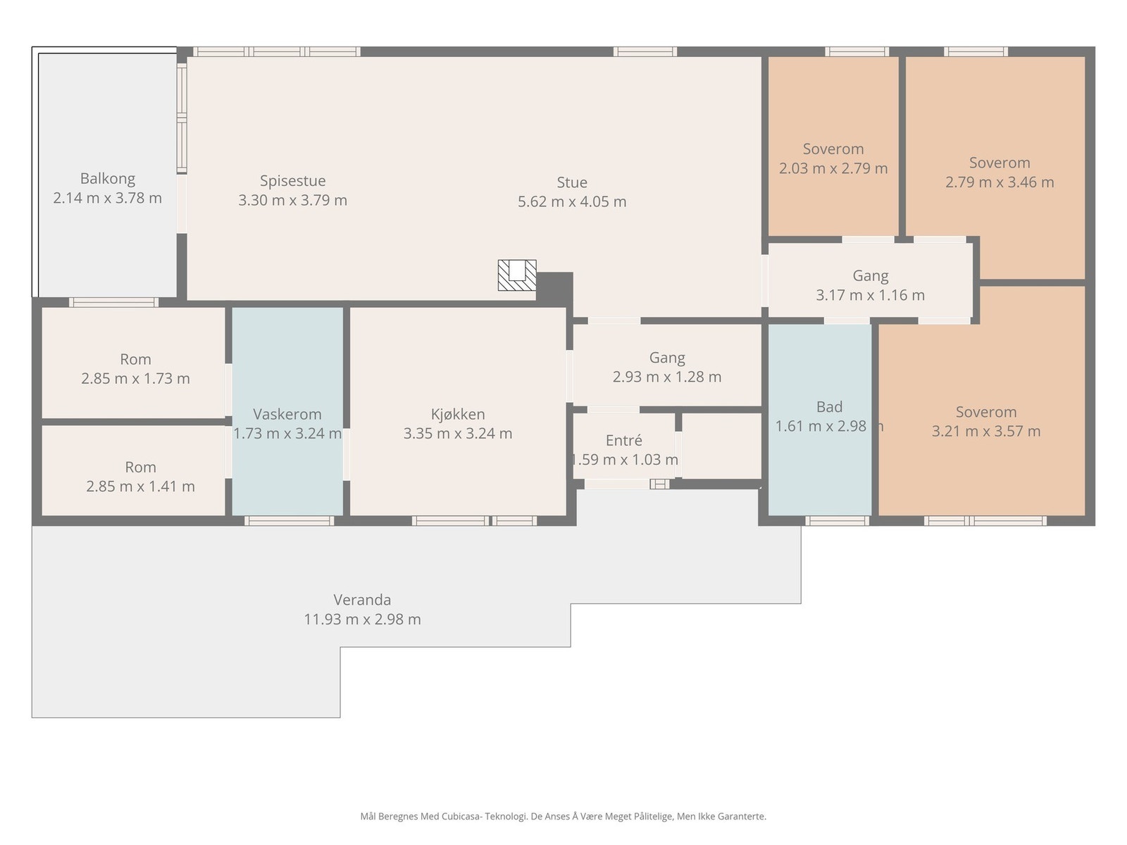 Plantegning første etasje Galleribilde