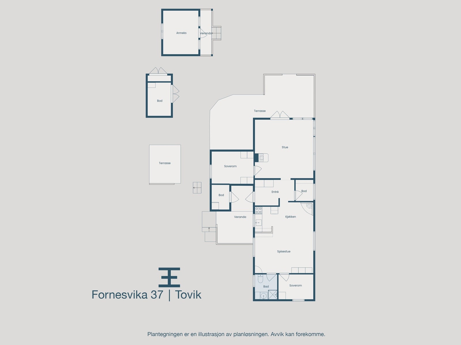 Plantegning Galleribilde