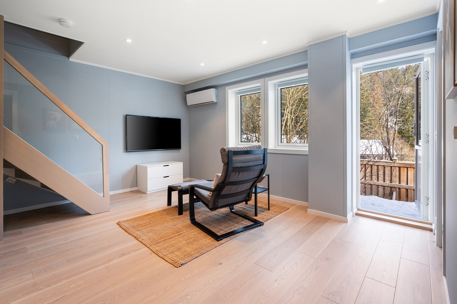 Luft-til-luft varmepumpe fra 2012 gir energieffektiv oppvarming. Galleribilde