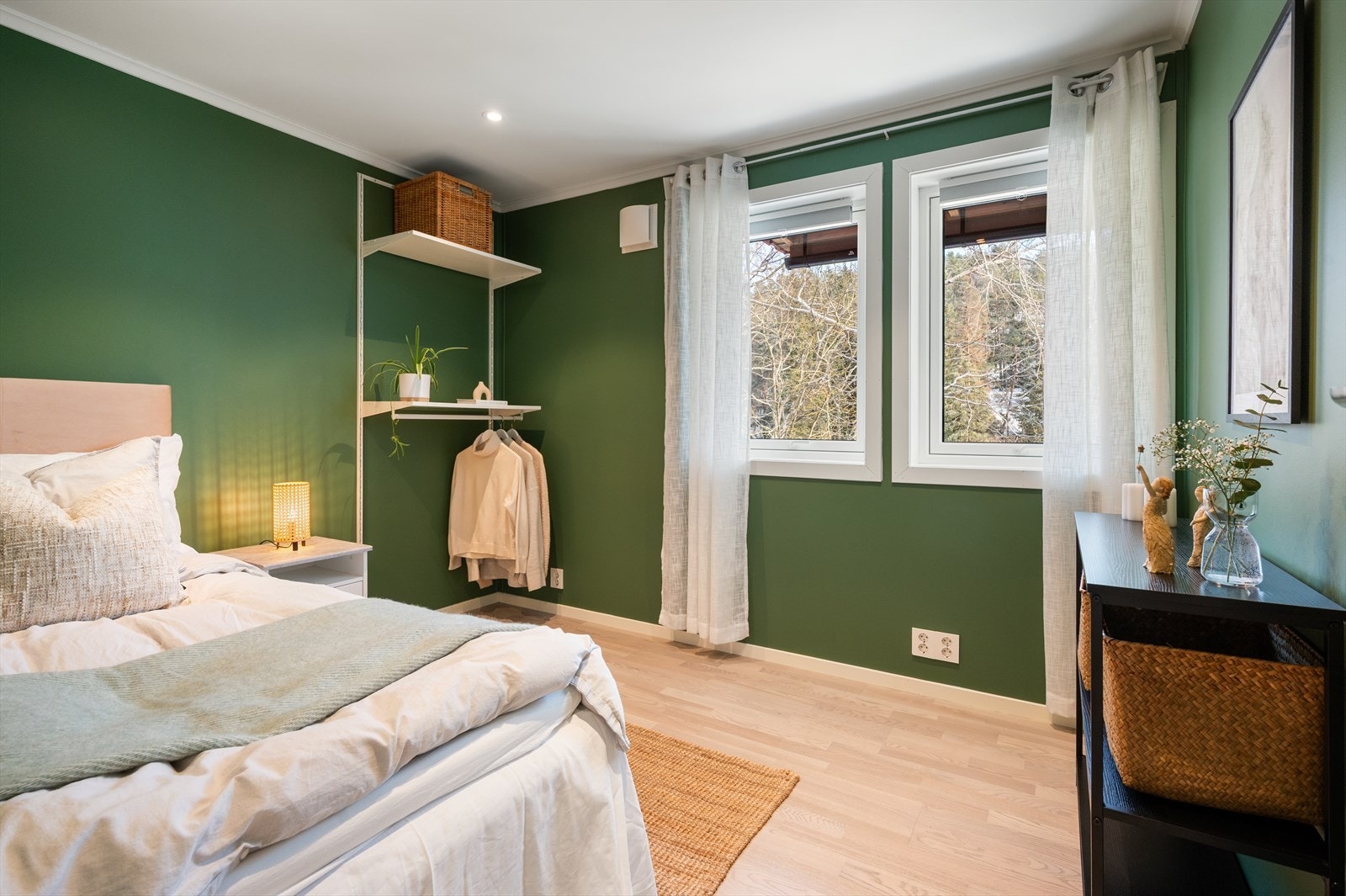 Soverom 2 er også av god størrelse. Galleribilde