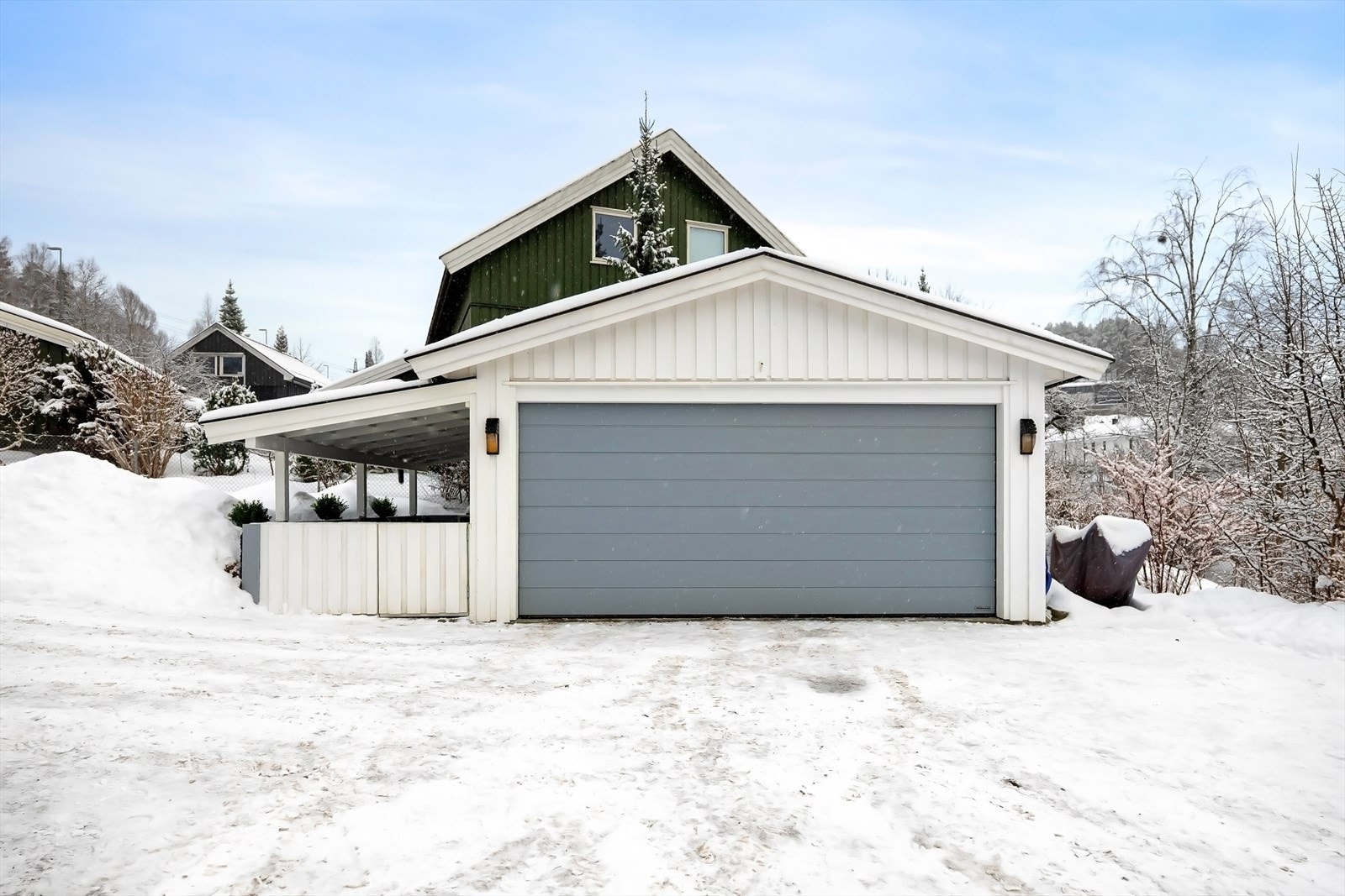 Dobbel garasje Galleribilde