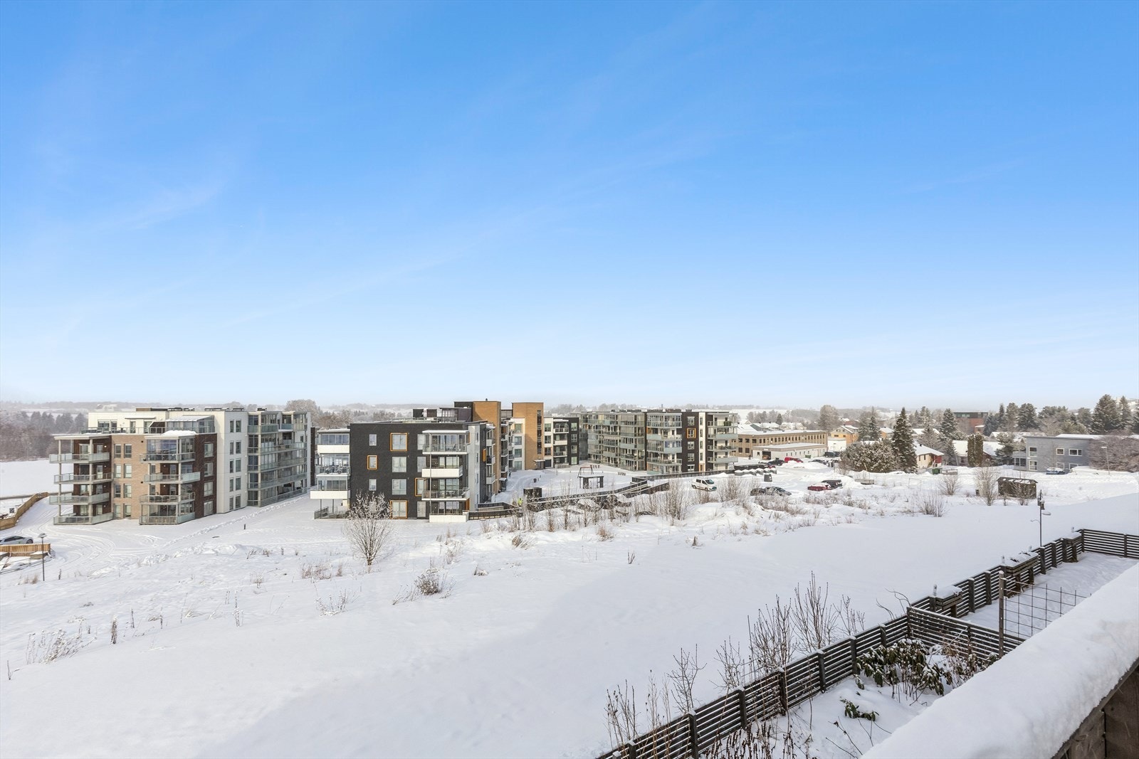 Utsikt fra takterrasse Galleribilde