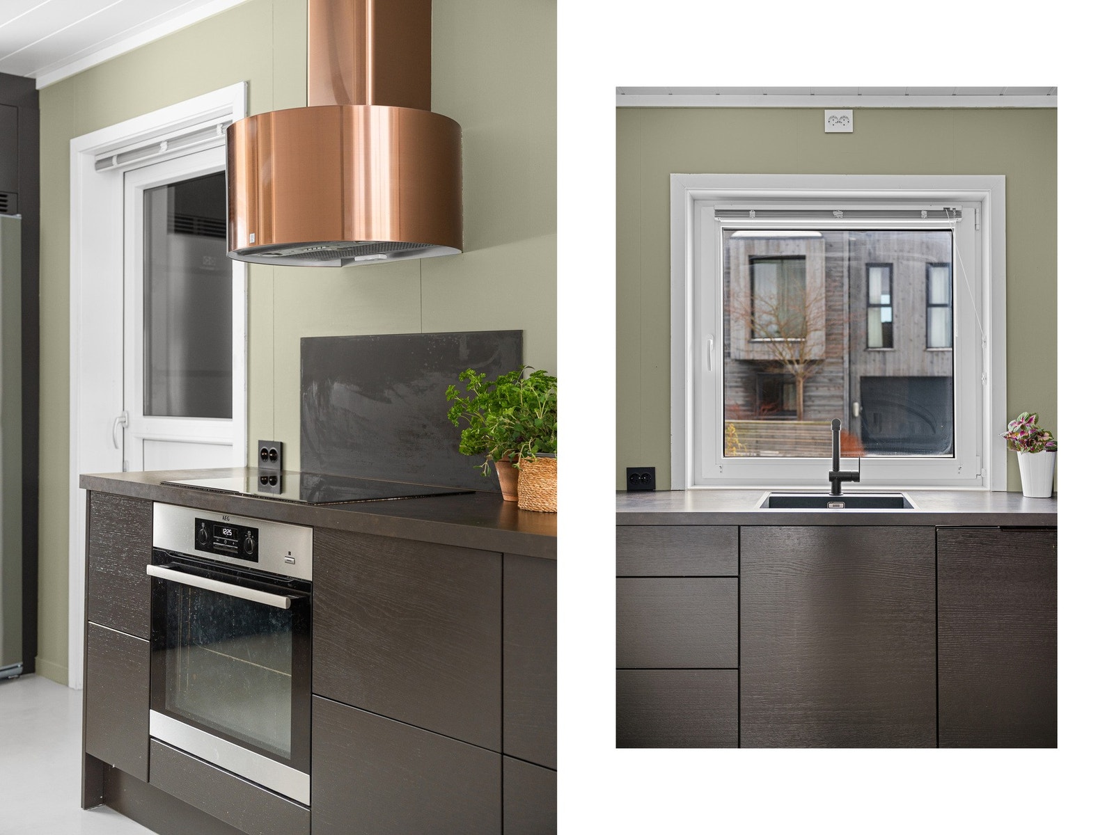 - Alle hvitevarer er også integrert (bortsett fra kjøleskap) som vil medfølge handelen - Galleribilde