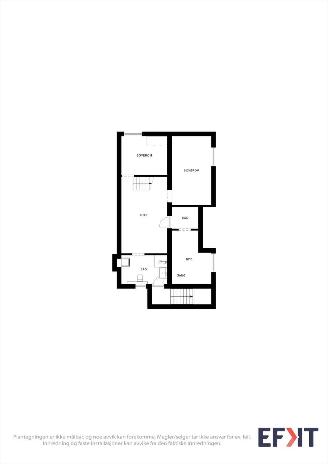 Plantegning kjeller Galleribilde