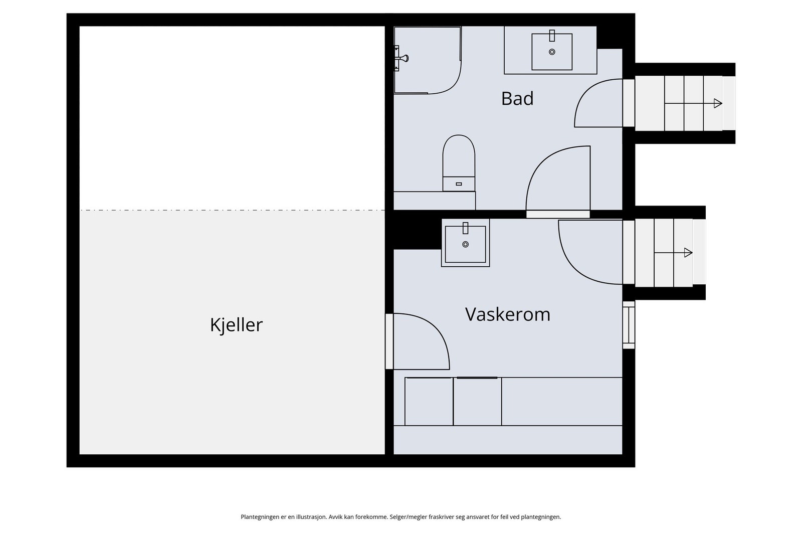 Plantegning - U. etasje Galleribilde