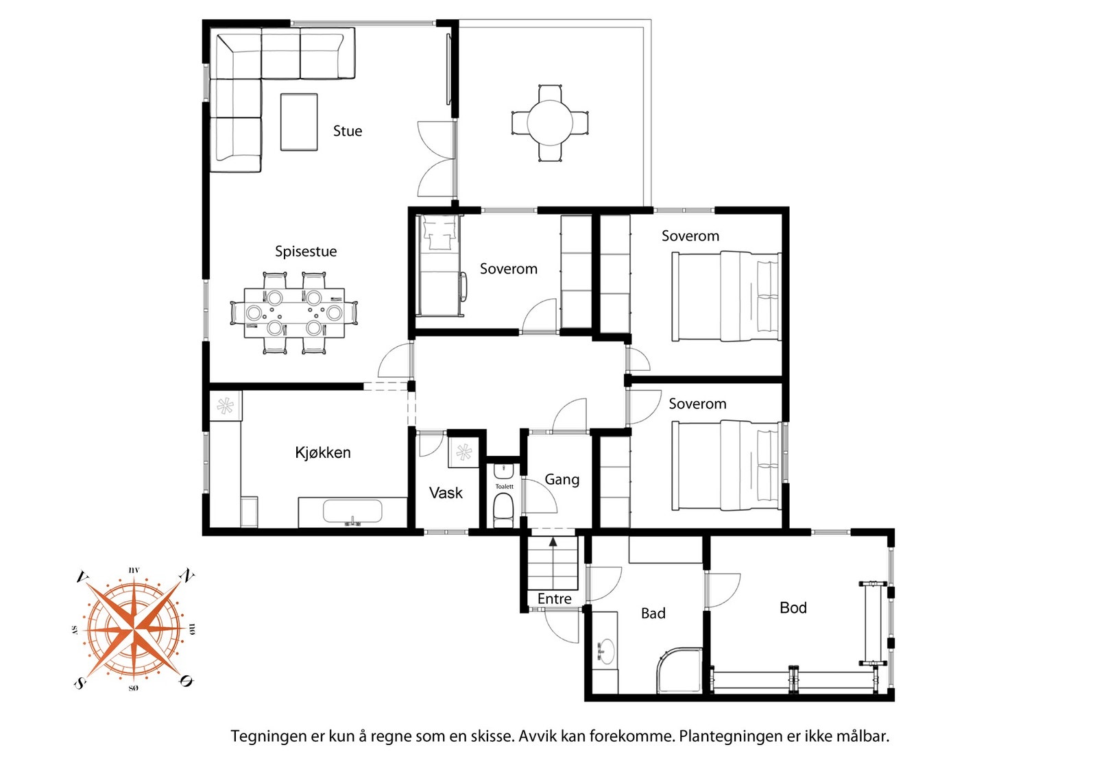 Plantegning Galleribilde