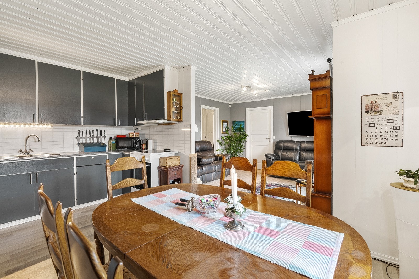 Kjøkkenet i utleieboligen. Galleribilde