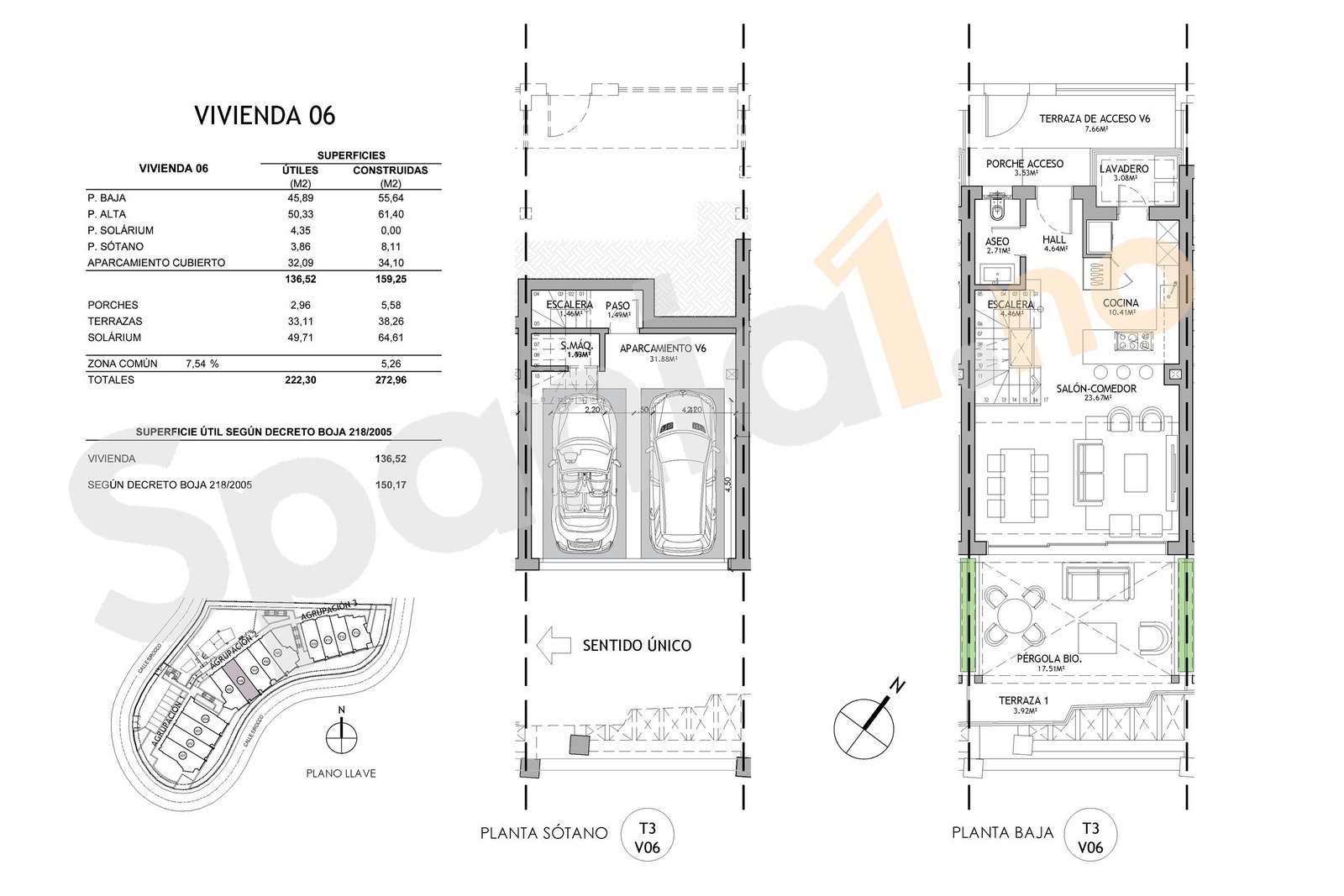 Plantegning underetasje og hovedplan Galleribilde