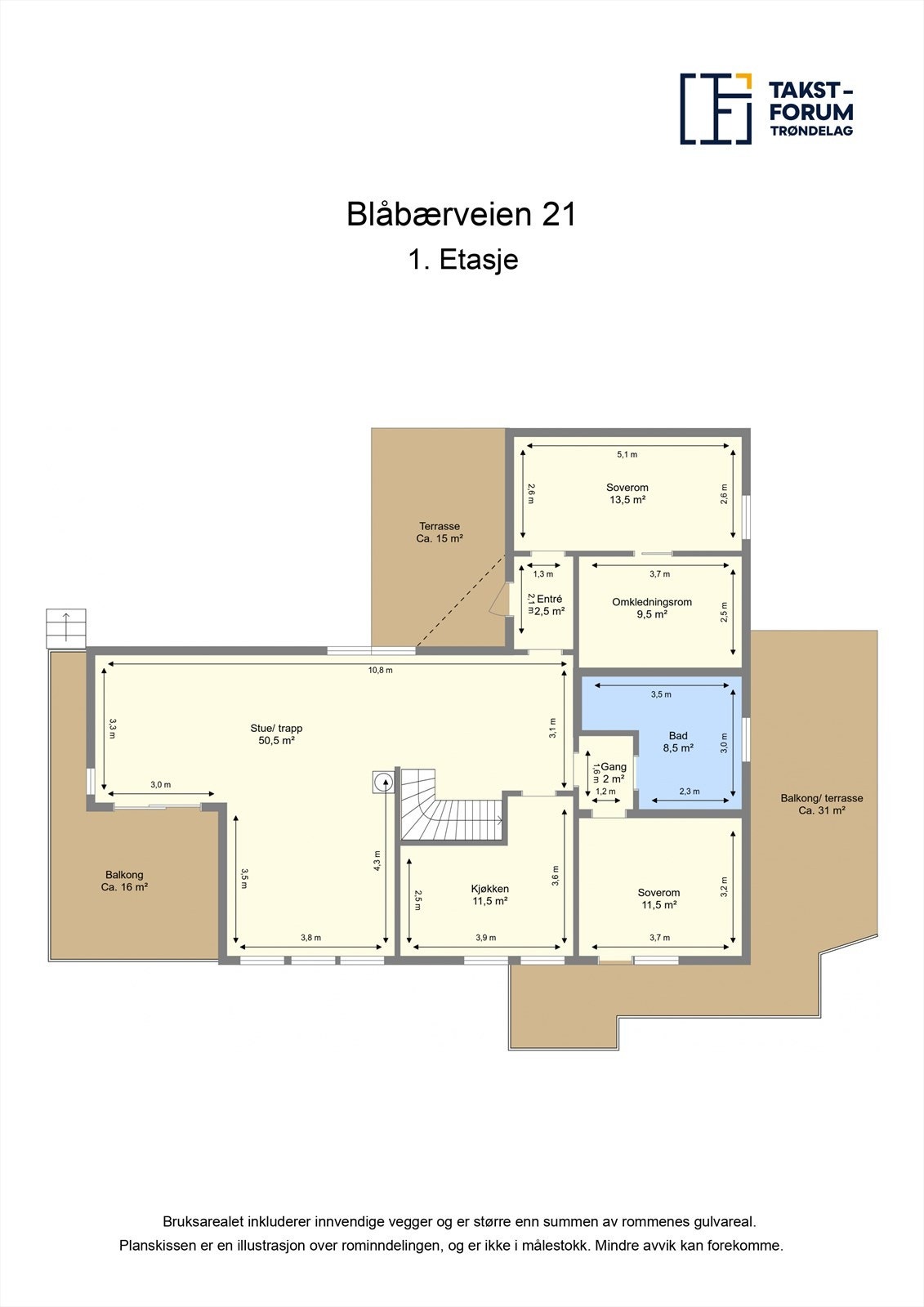 Plantegning - Første etasje. Galleribilde