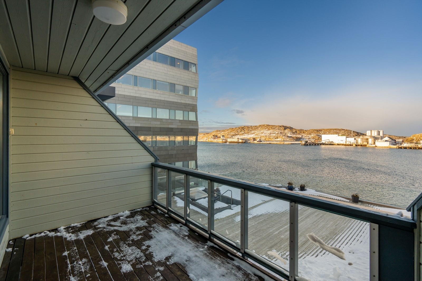 Balkongen har god skjerming. Galleribilde