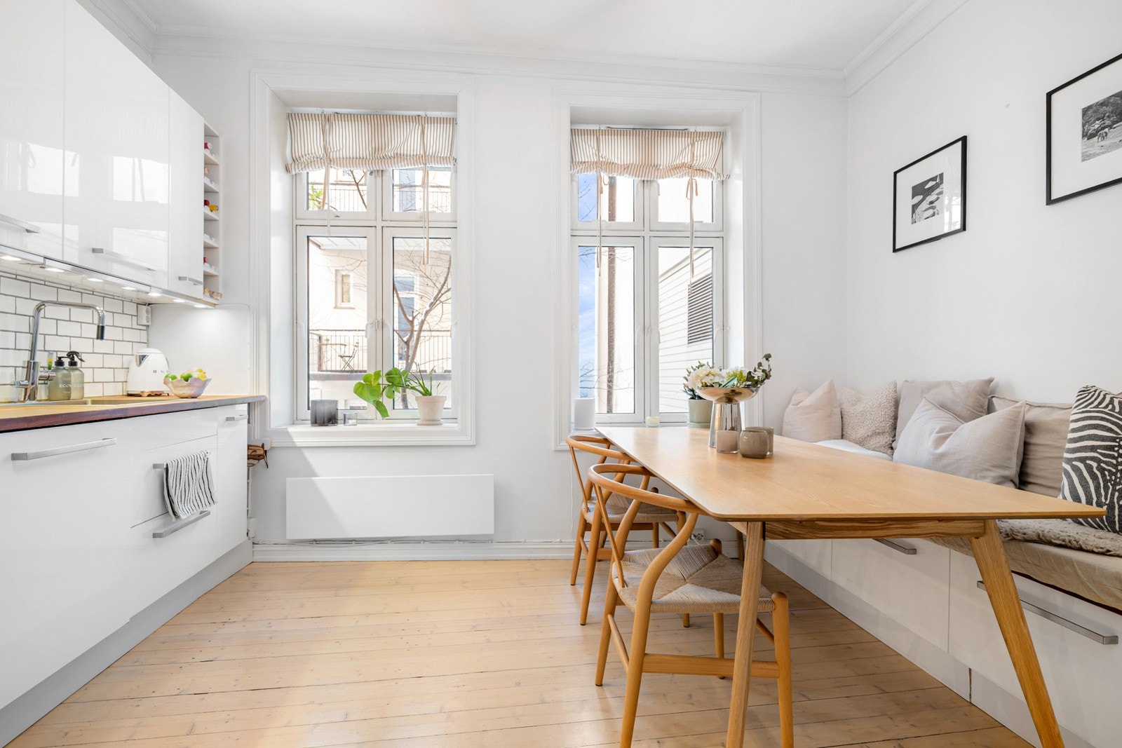 Hvitevarene følger med i handelen. Galleribilde