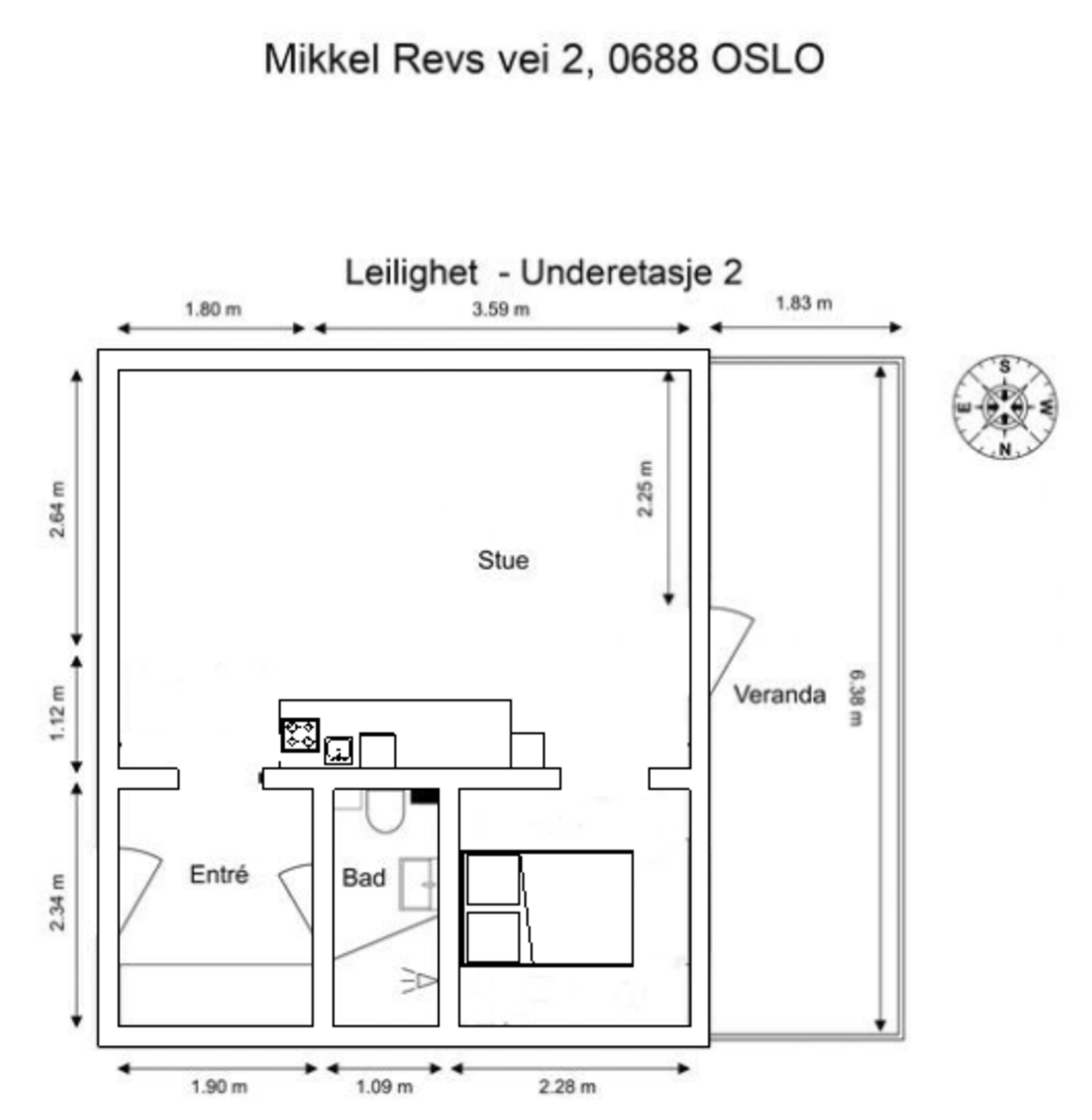 Alternativ planløsning tegnet av selger - Det er ikke gjort megler kjent hvorvidt denne løsningen lar seg godkjenne. Ta kontakt med styret for mer informasjon. Galleribilde