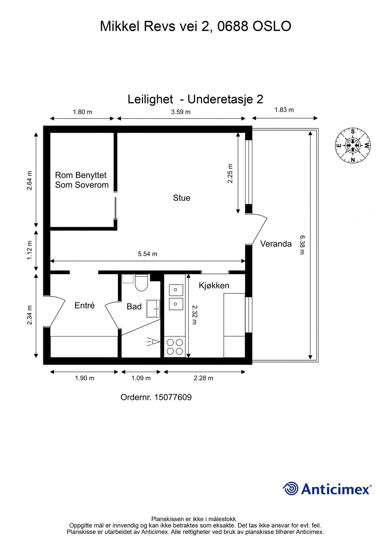 Plantegning Galleribilde