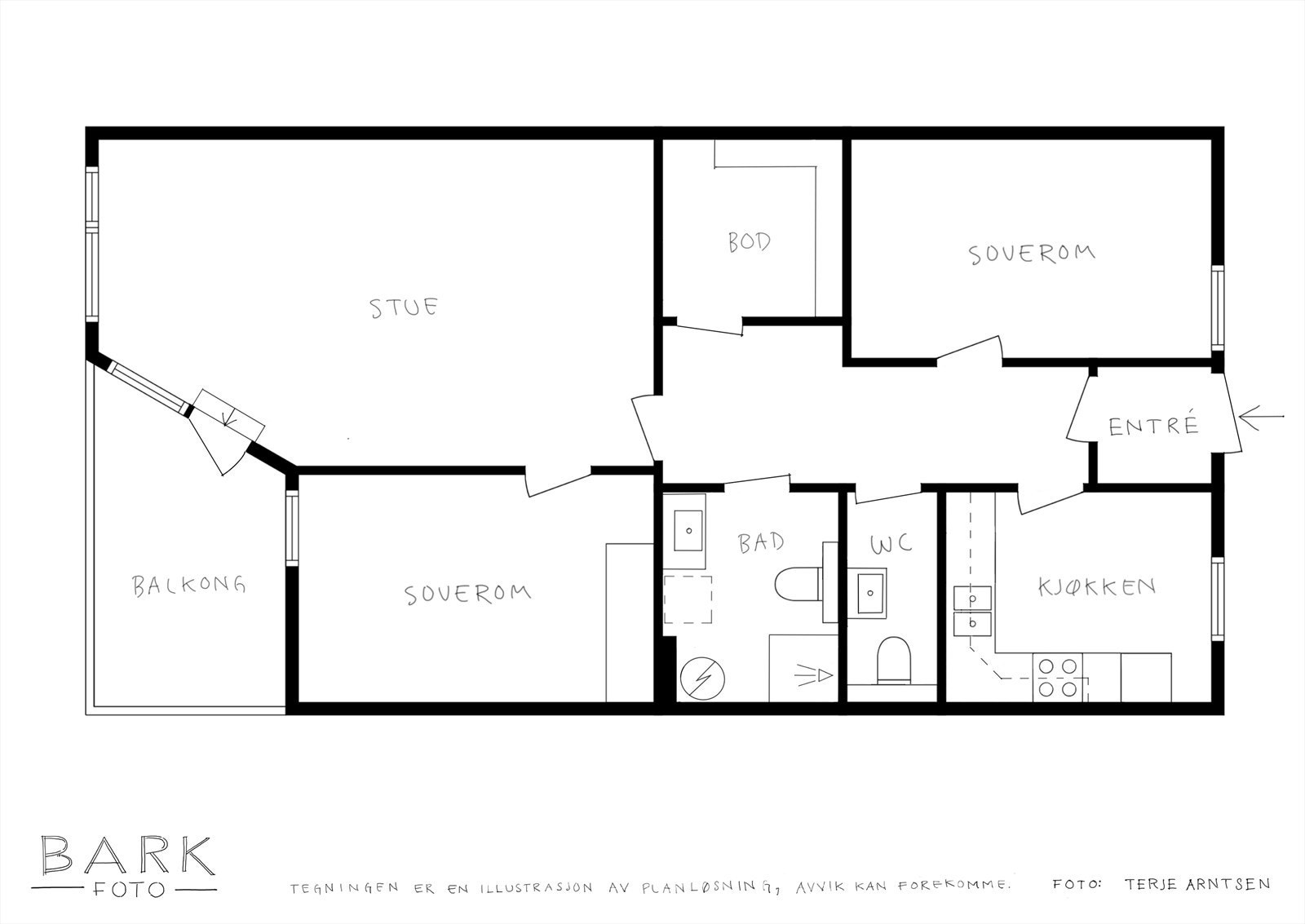 Plantegning. Galleribilde