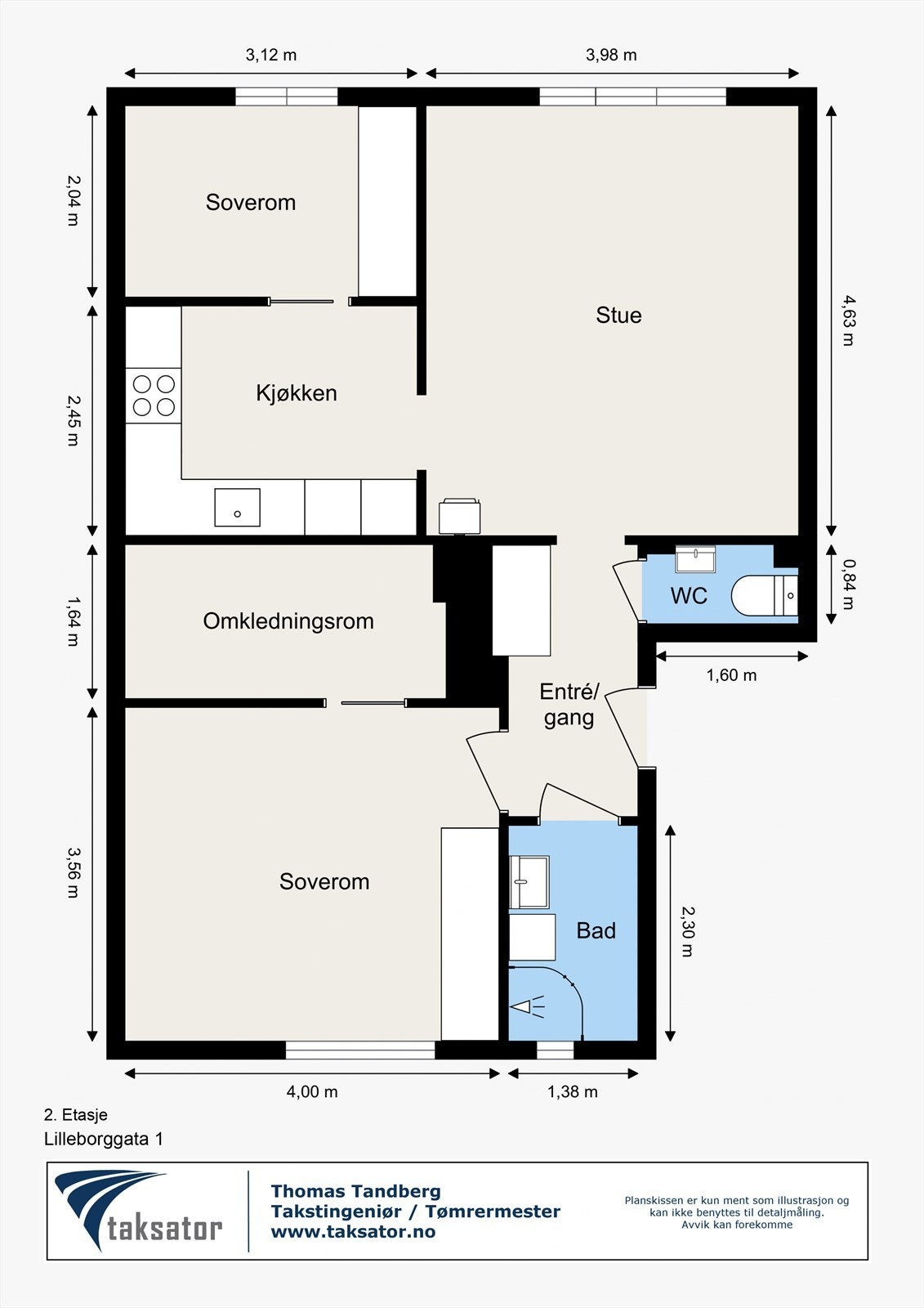 Plantegning Galleribilde