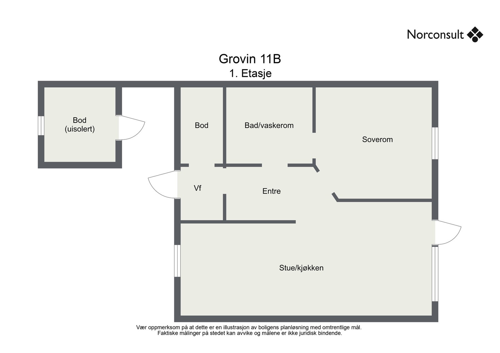 Planskisse Galleribilde