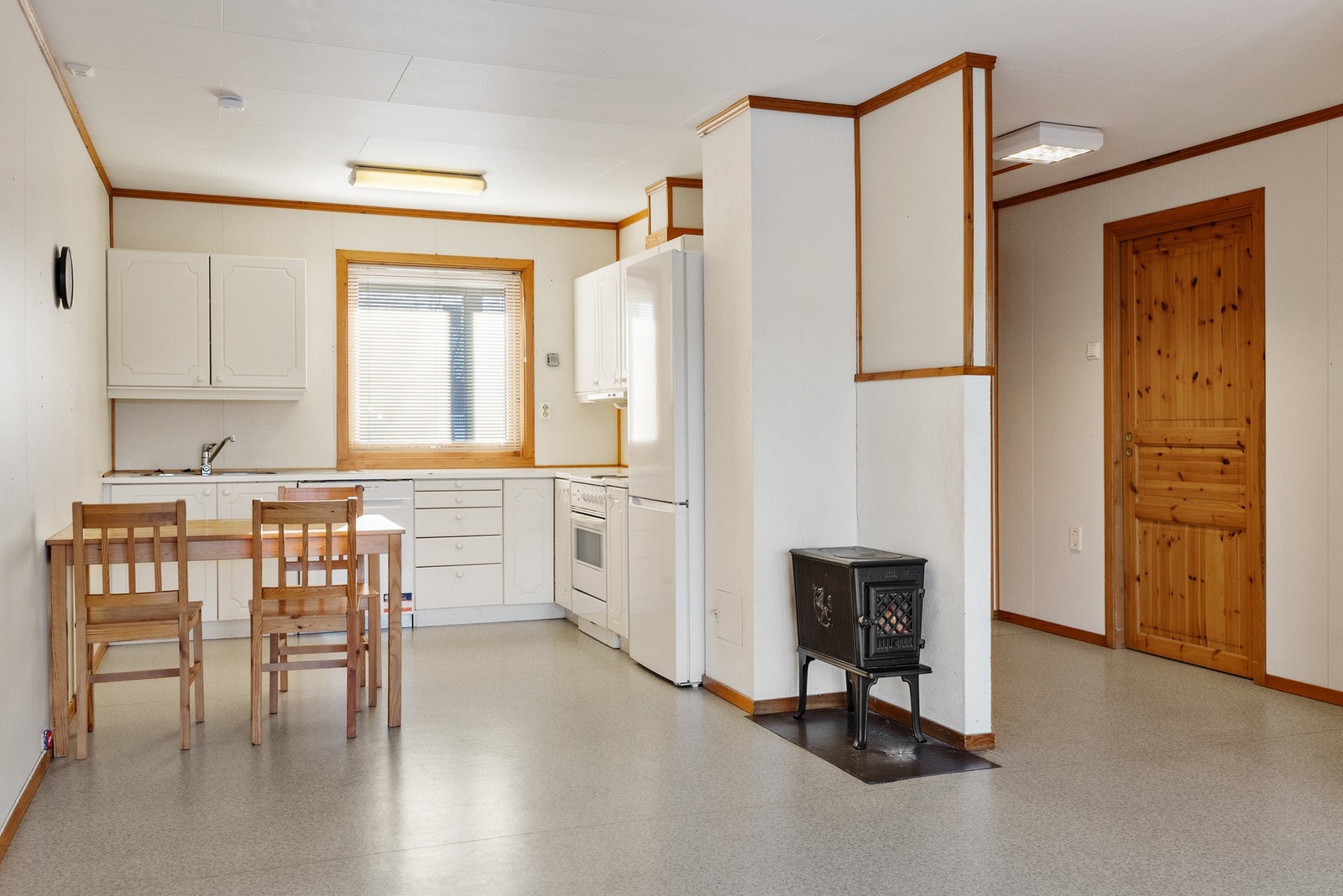 Praktisk planløsning med alt på et plan Galleribilde