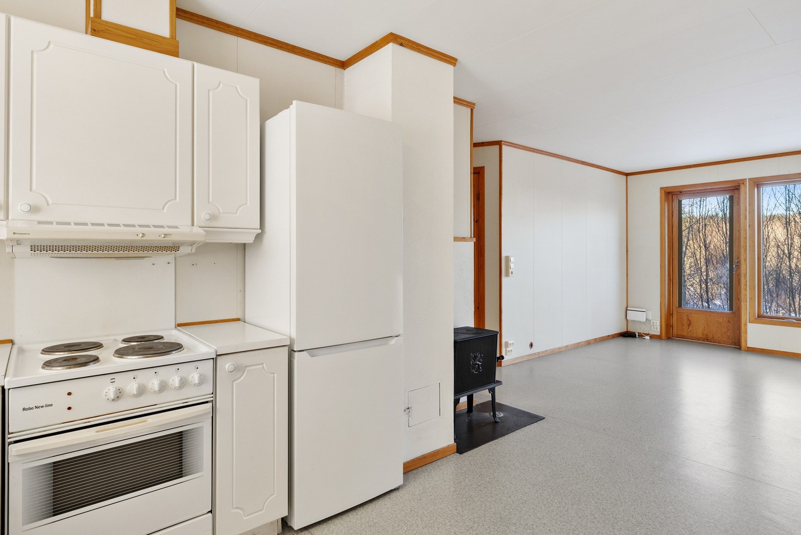 God romfølelse med åpen løsning Galleribilde