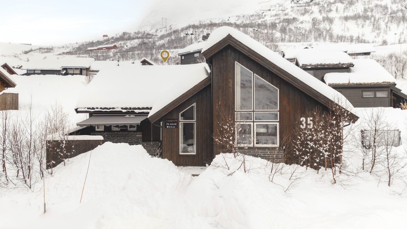 Romslig familiehytte i attraktivt hyttefelt like nedenfor Røldal Skisenter Galleribilde