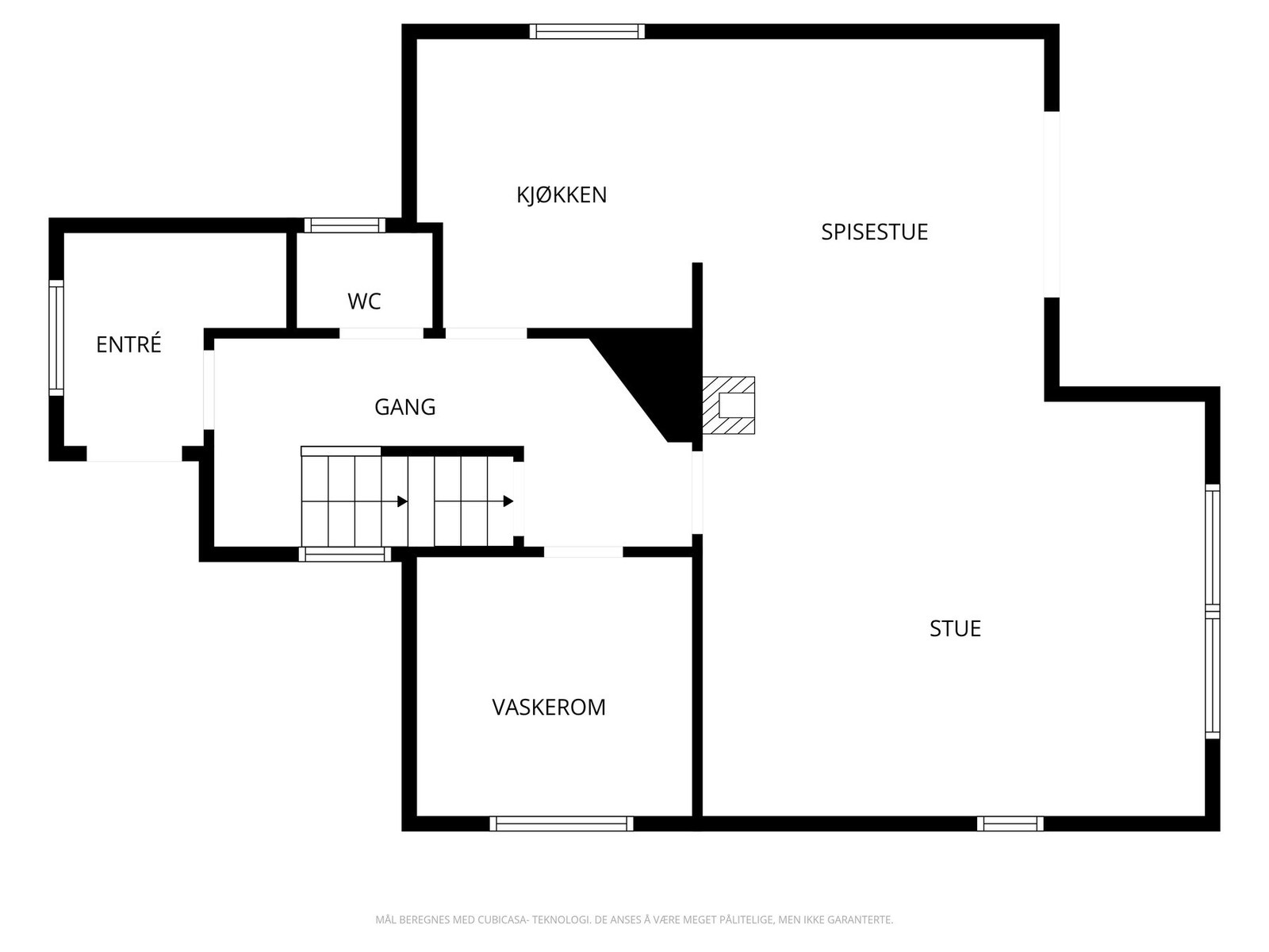 Plantegning 1.etasje Galleribilde