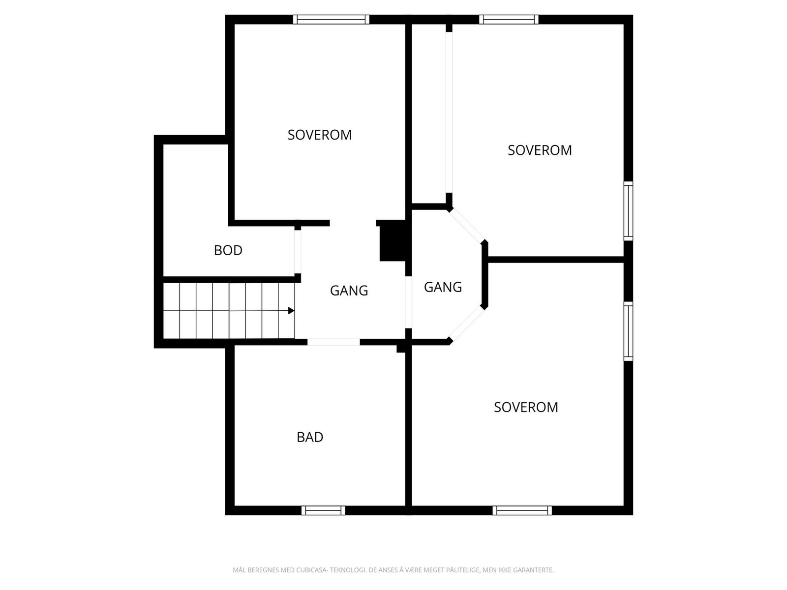 Plantegning 2.etasje Galleribilde