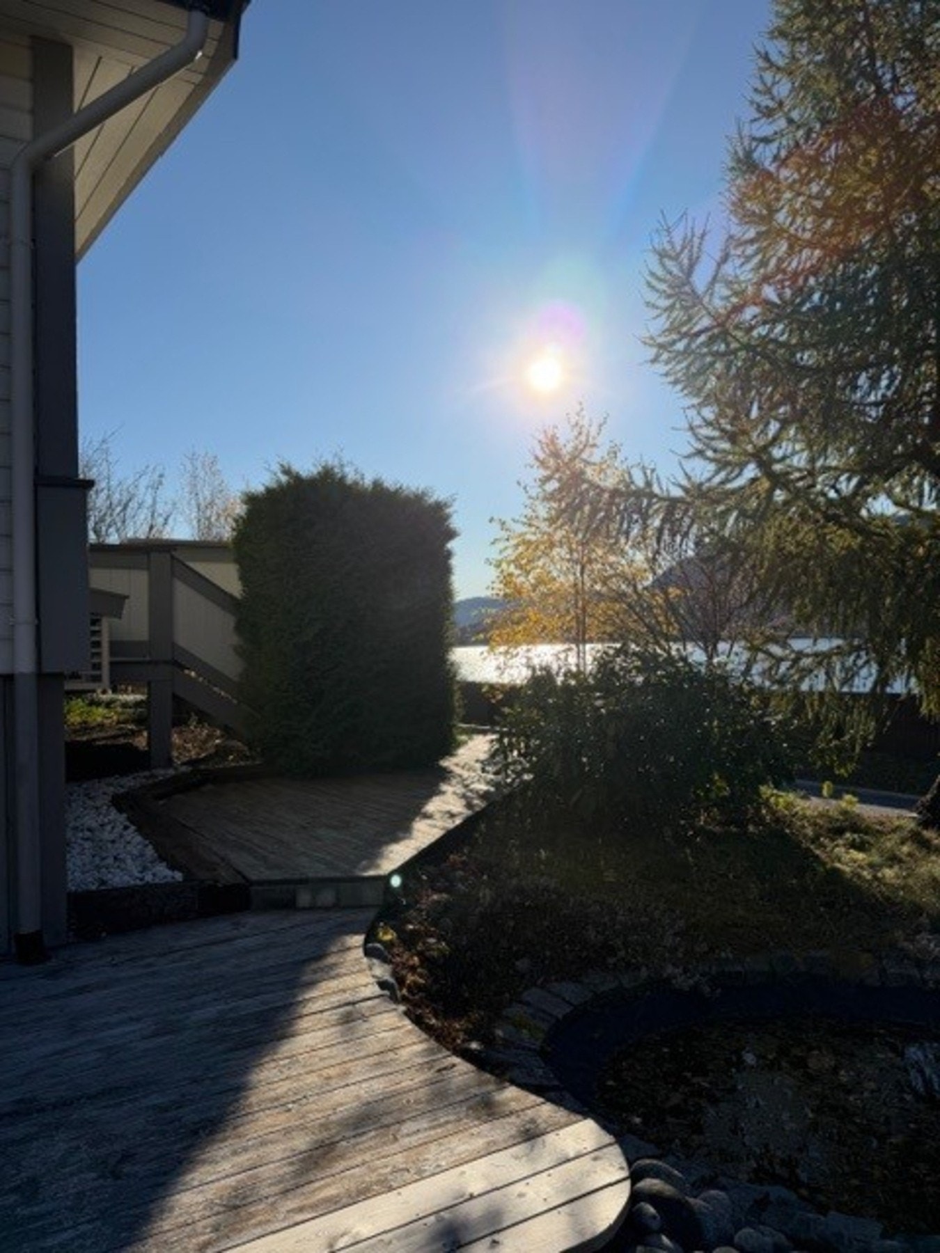 Hyggelig uteområde. Bilde fra selgers arkiv Galleribilde