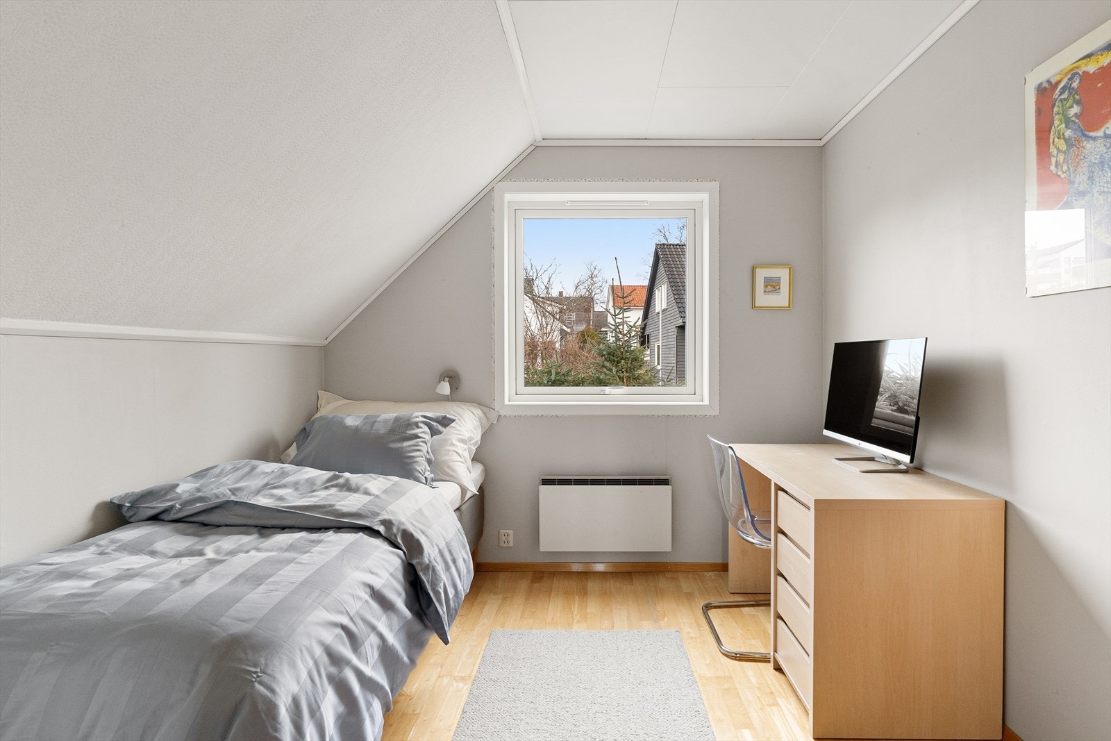 Romslig soverom Galleribilde