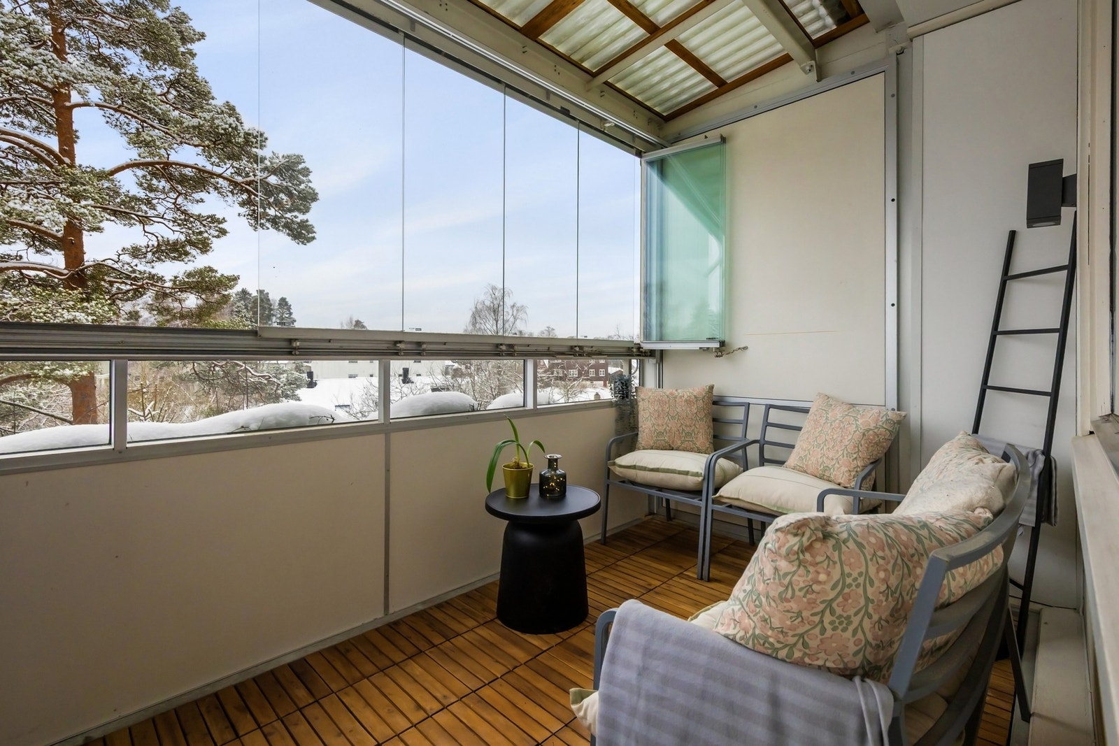 Sydvestvendt balkong på ca. 7,5 m² Galleribilde