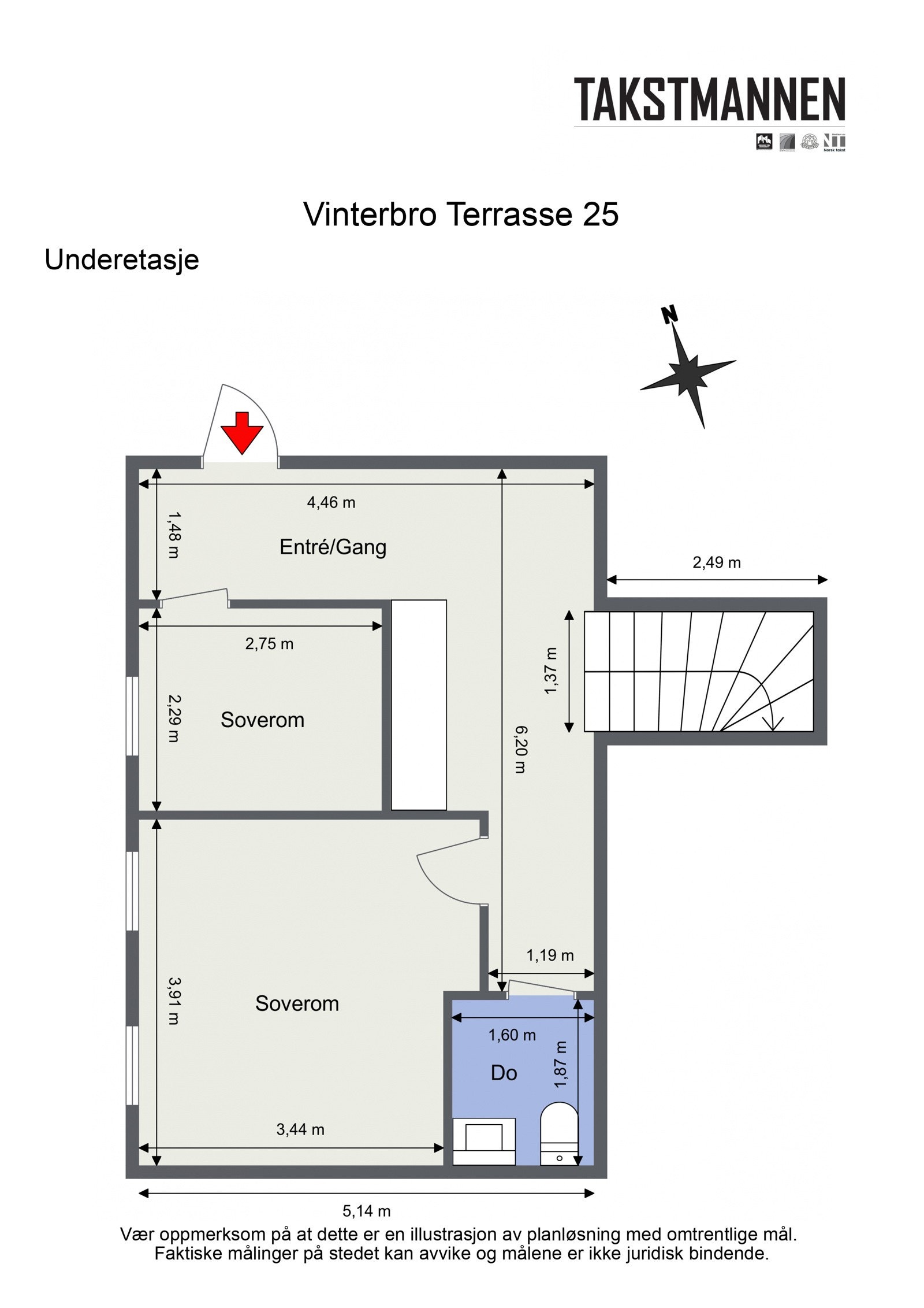 Plantegning underetasje. Galleribilde