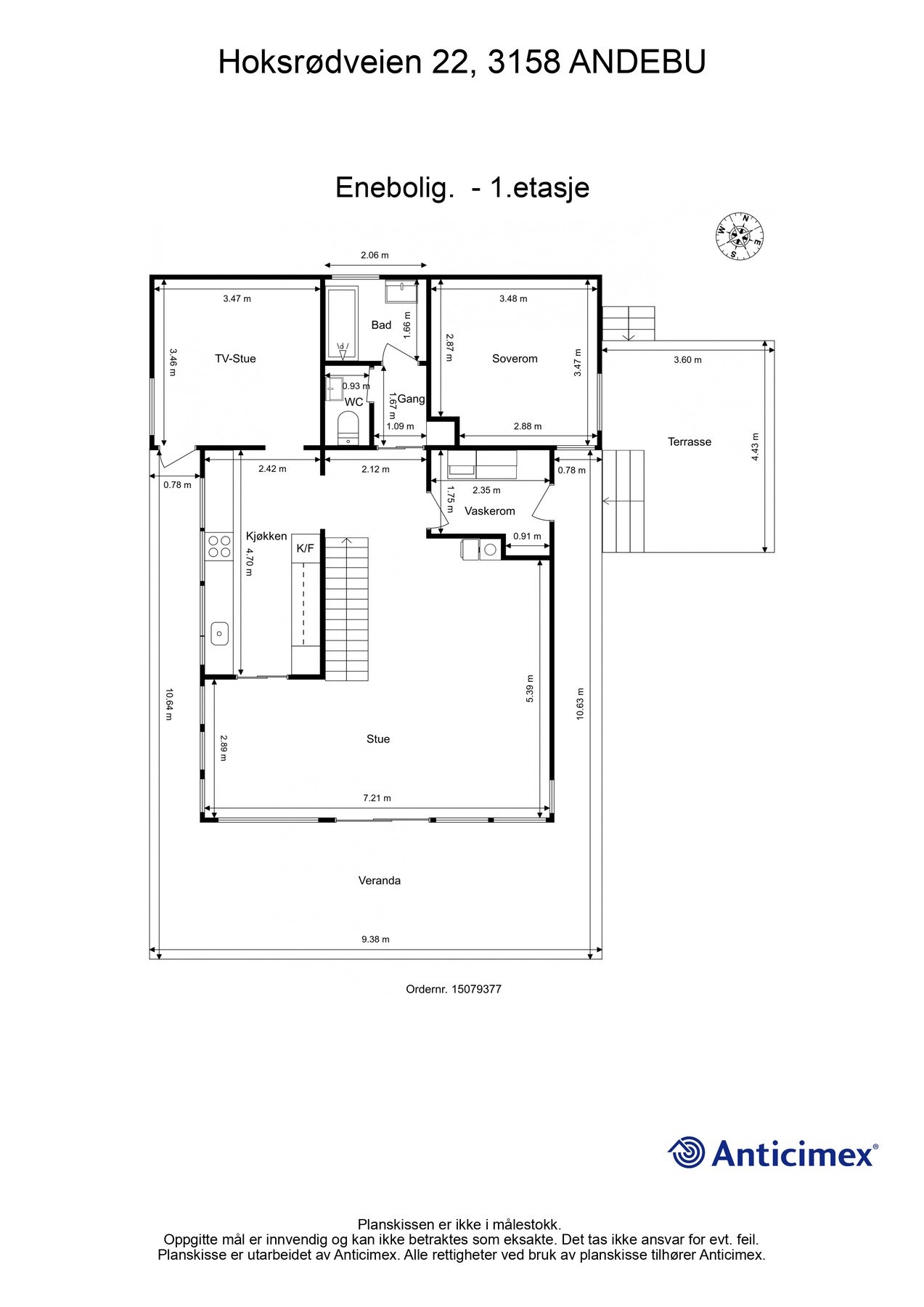 Planløsning 1.etasje Galleribilde