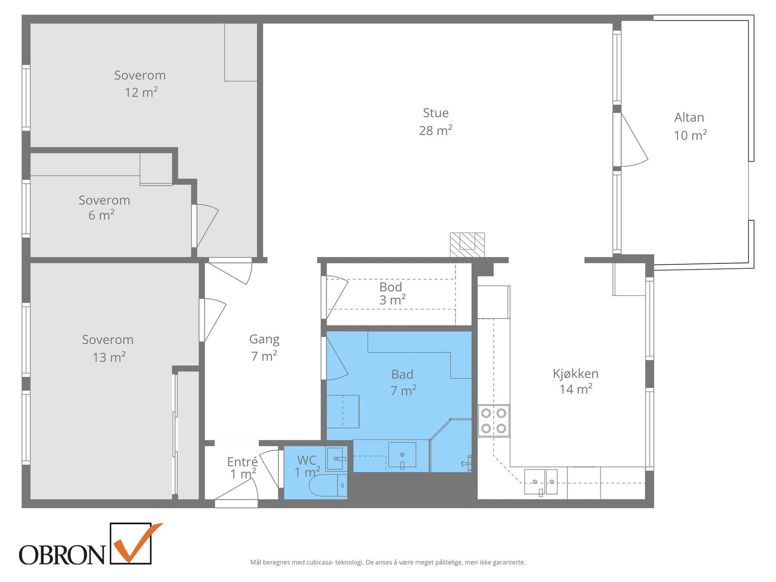 Planskisse. Galleribilde