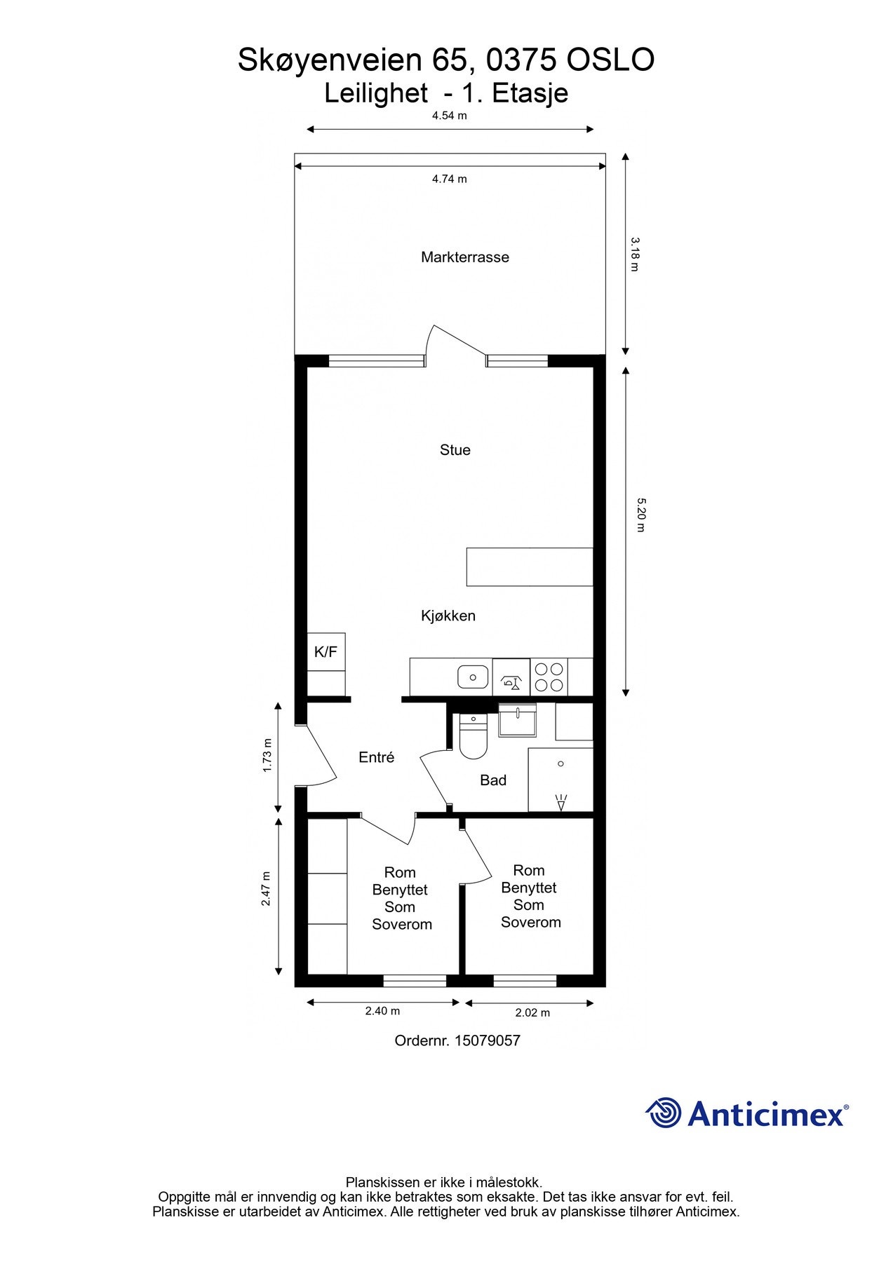 Planskisse. Galleribilde