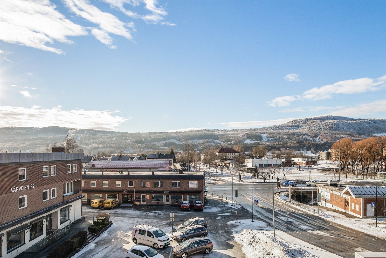 Fra leiligheten har du utsikt over Åssiden. Galleribilde