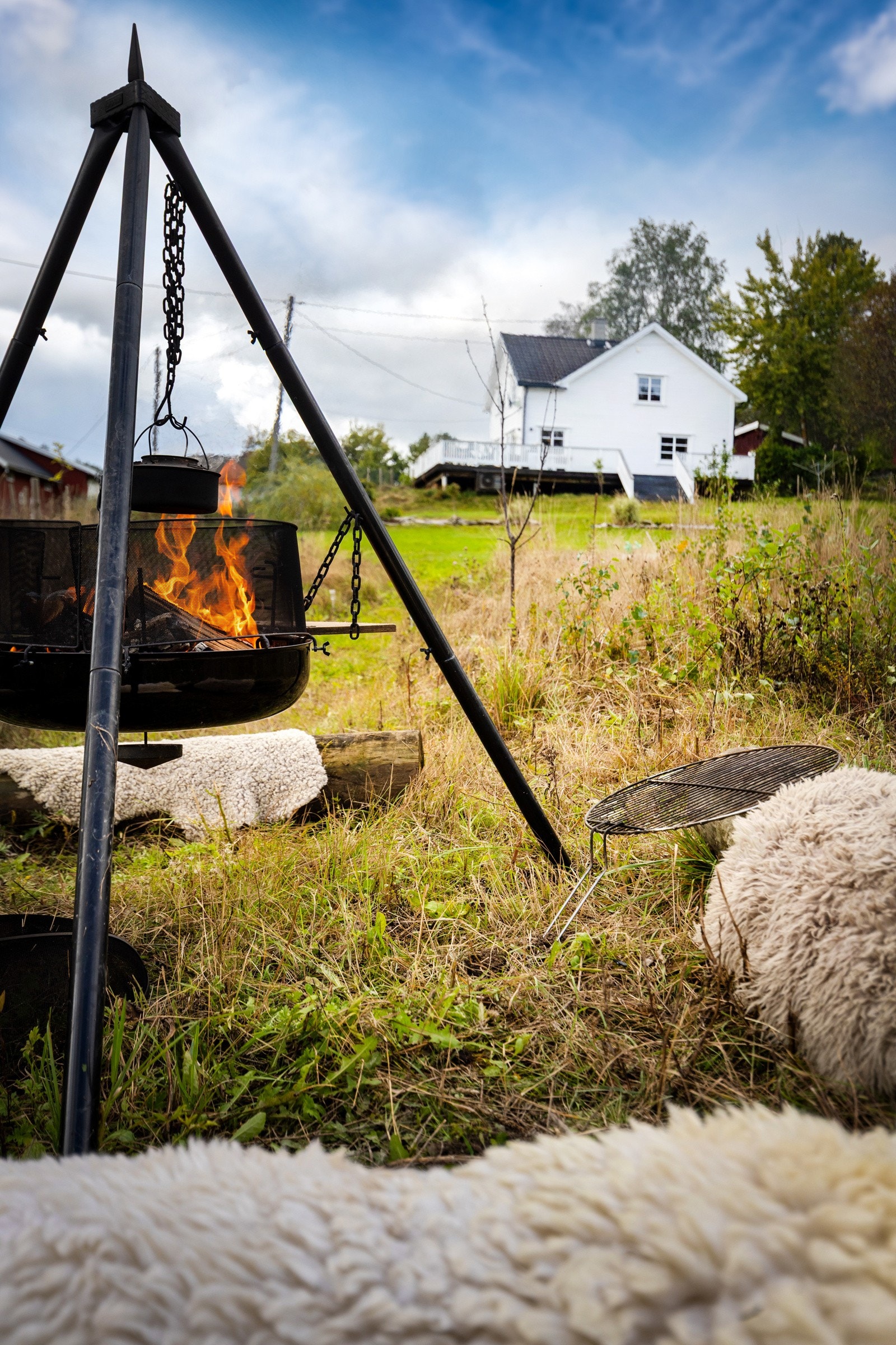 Landlig beliggenhet med fred og ro. Galleribilde