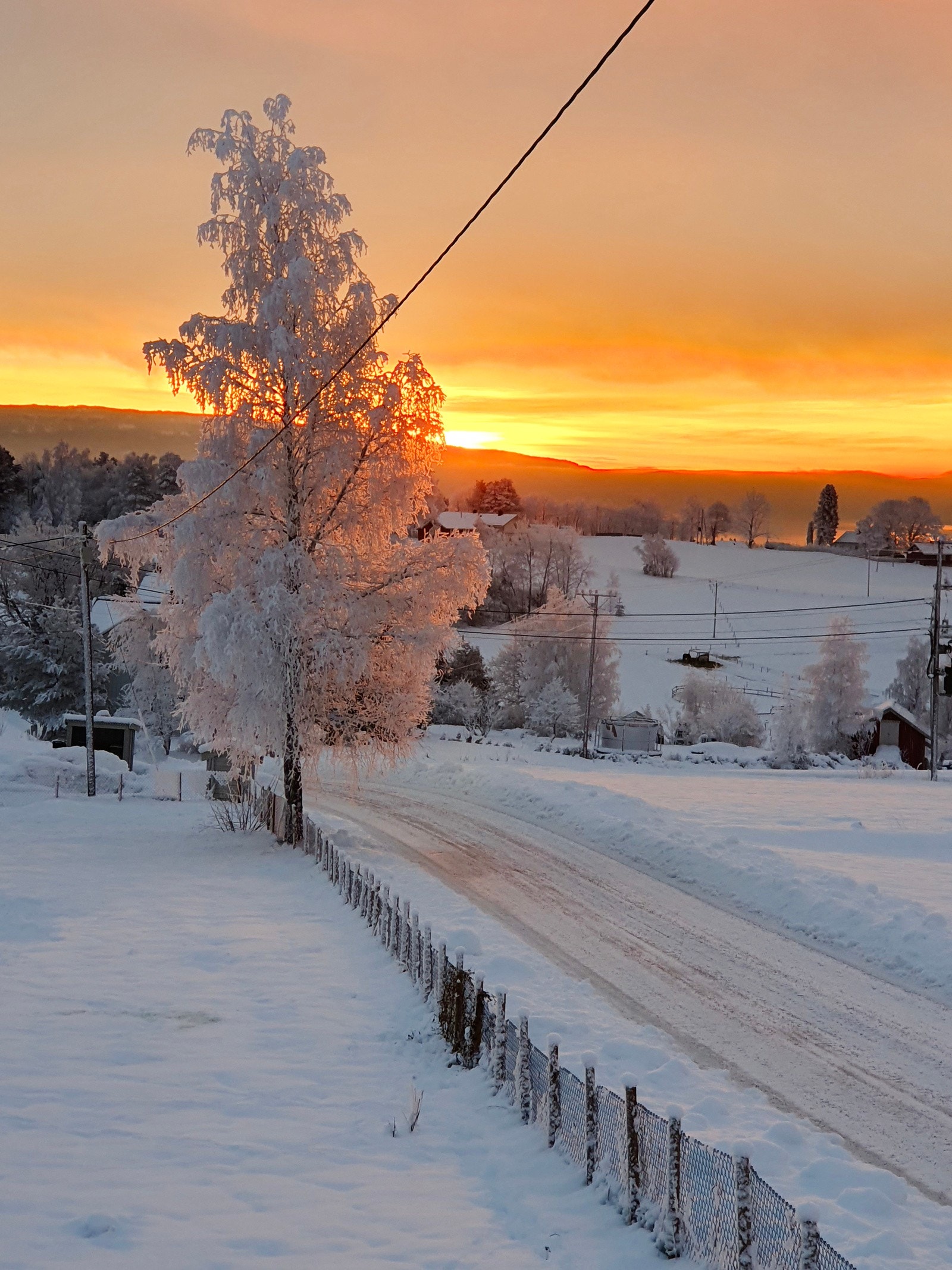 Her kan en nyte både lange soldager og flotte solnedganger. Galleribilde