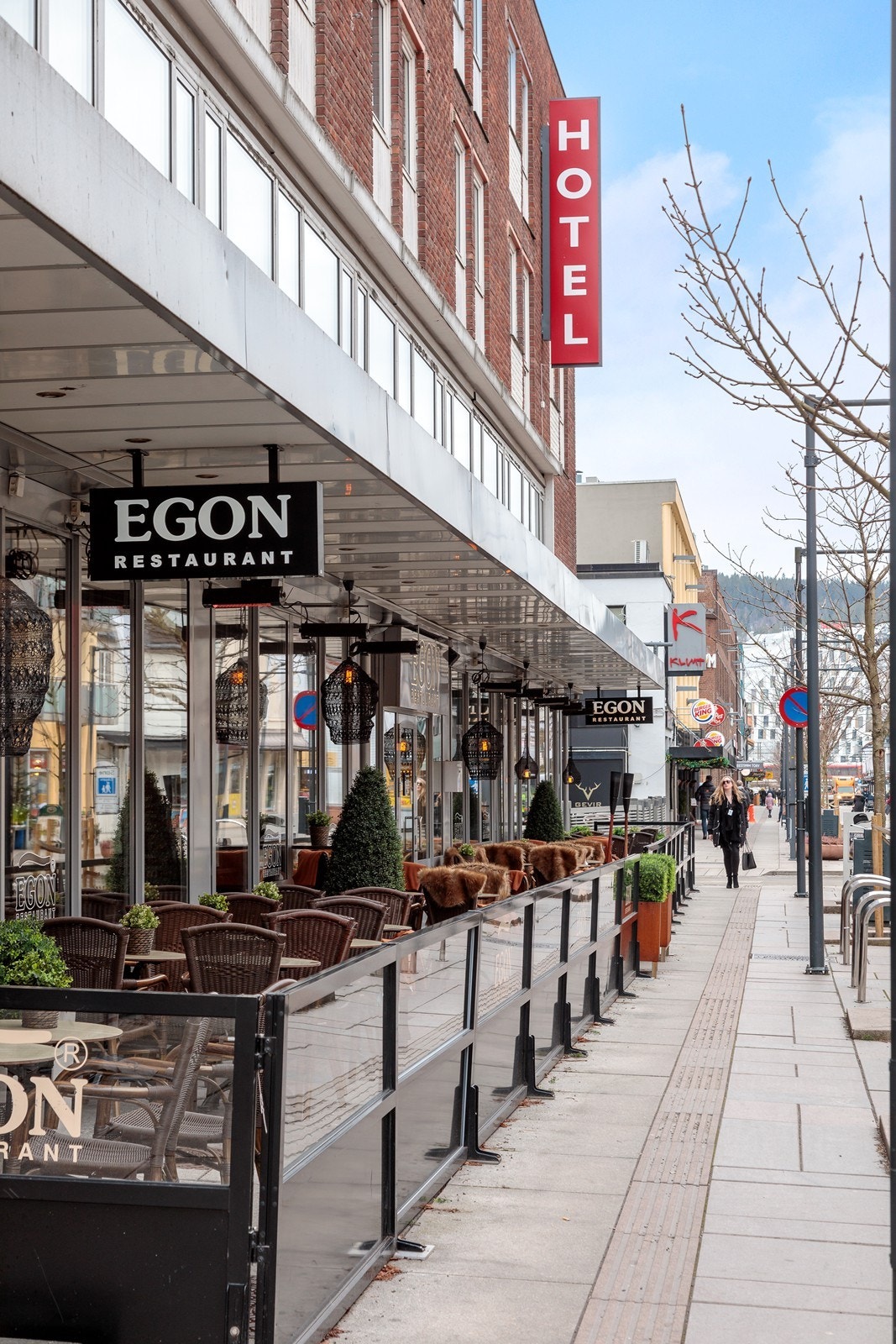 Populære Egon ligger i sentrum av Lillestøm. Galleribilde