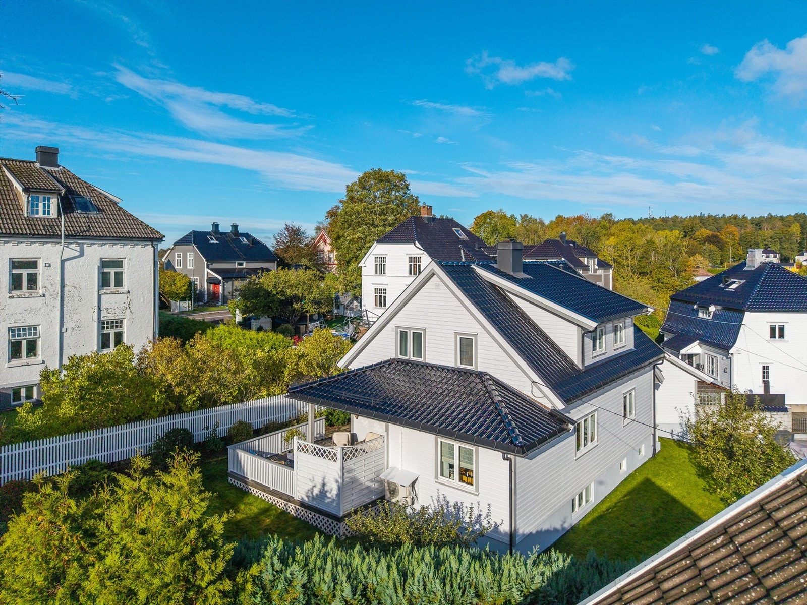 Meget sentral beliggenhet og ligger i et særs hyggelig nabolag. Fotograf: Kristian Bollæren / Fotofinish AS Galleribilde
