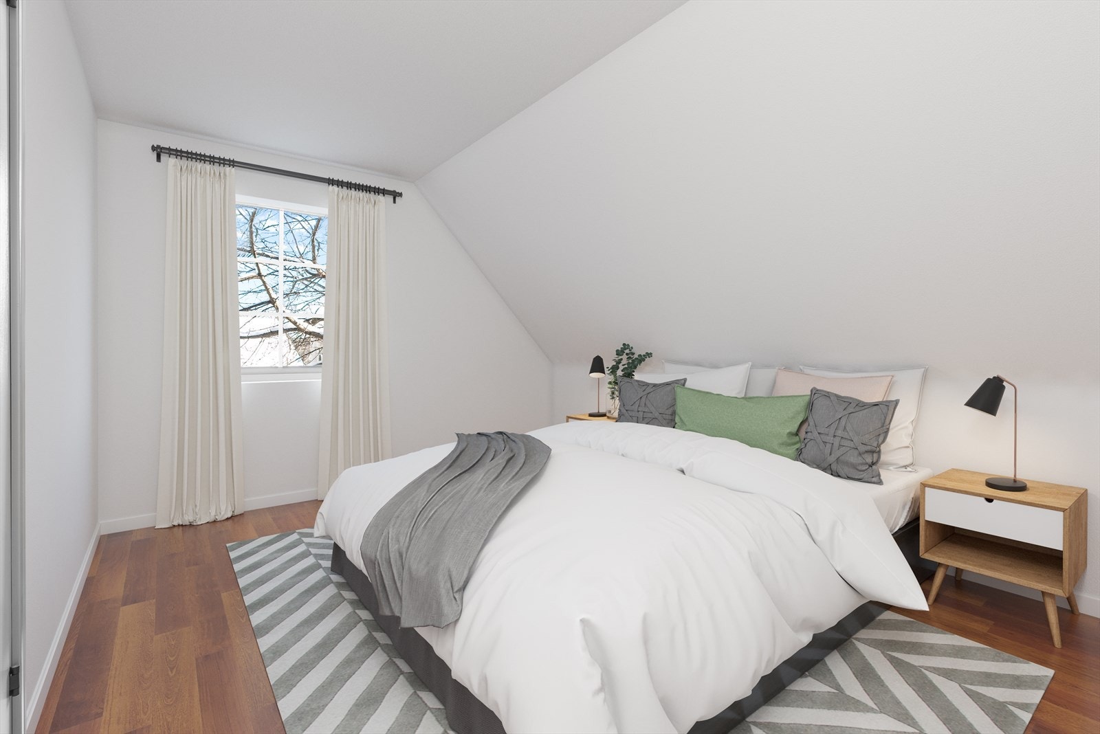 Digital renovering hovedsoverom Galleribilde