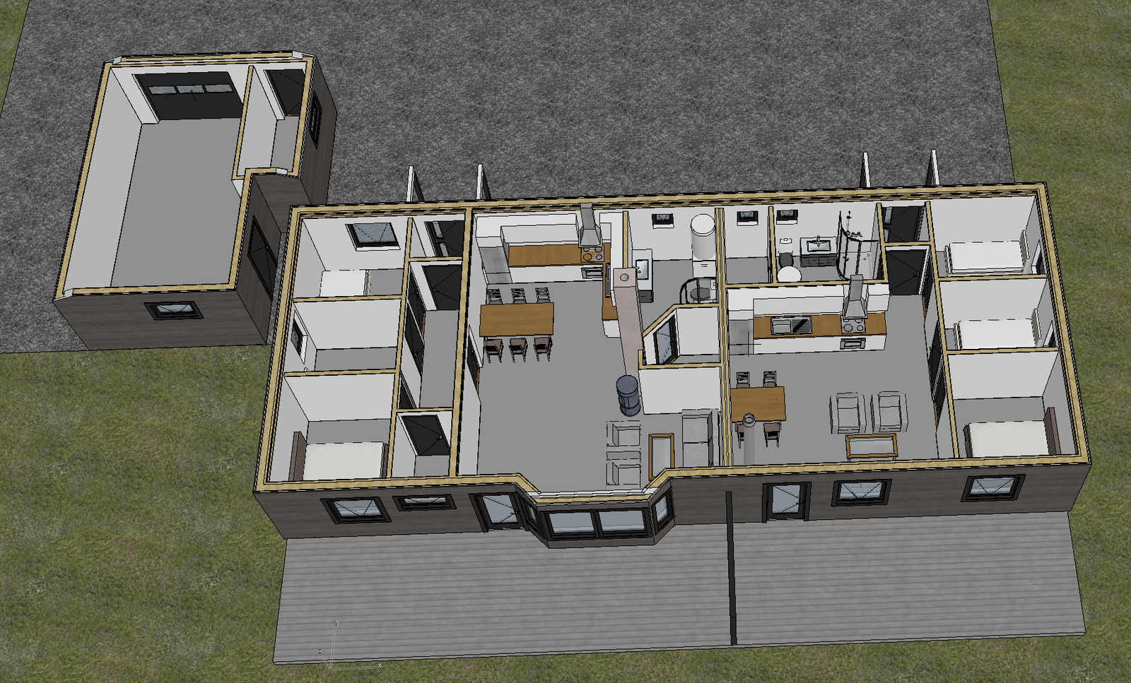 Tyinkryssvegen 34 - 3D seksjon nr 1 + 2 Galleribilde