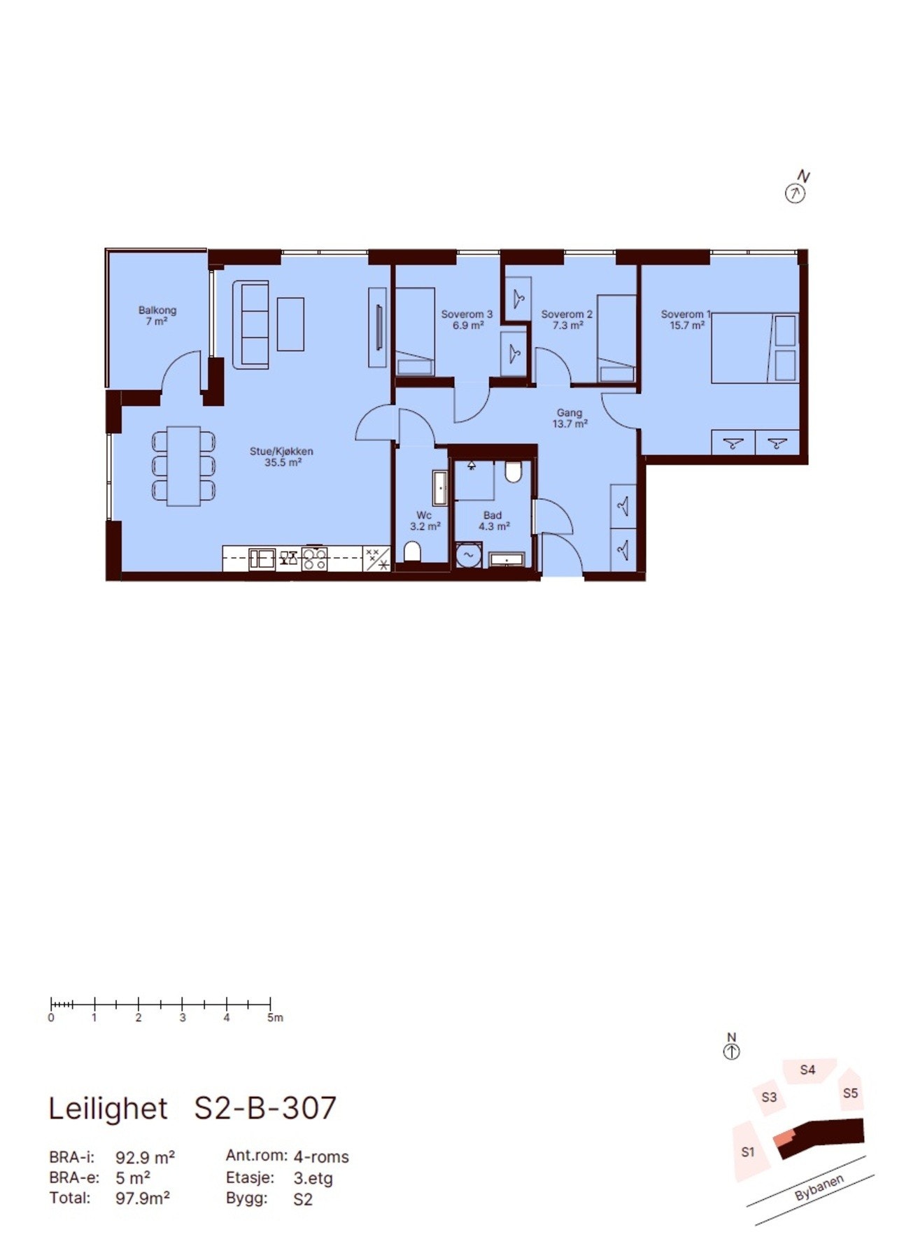 - Boligens planløsning og utforming - Galleribilde
