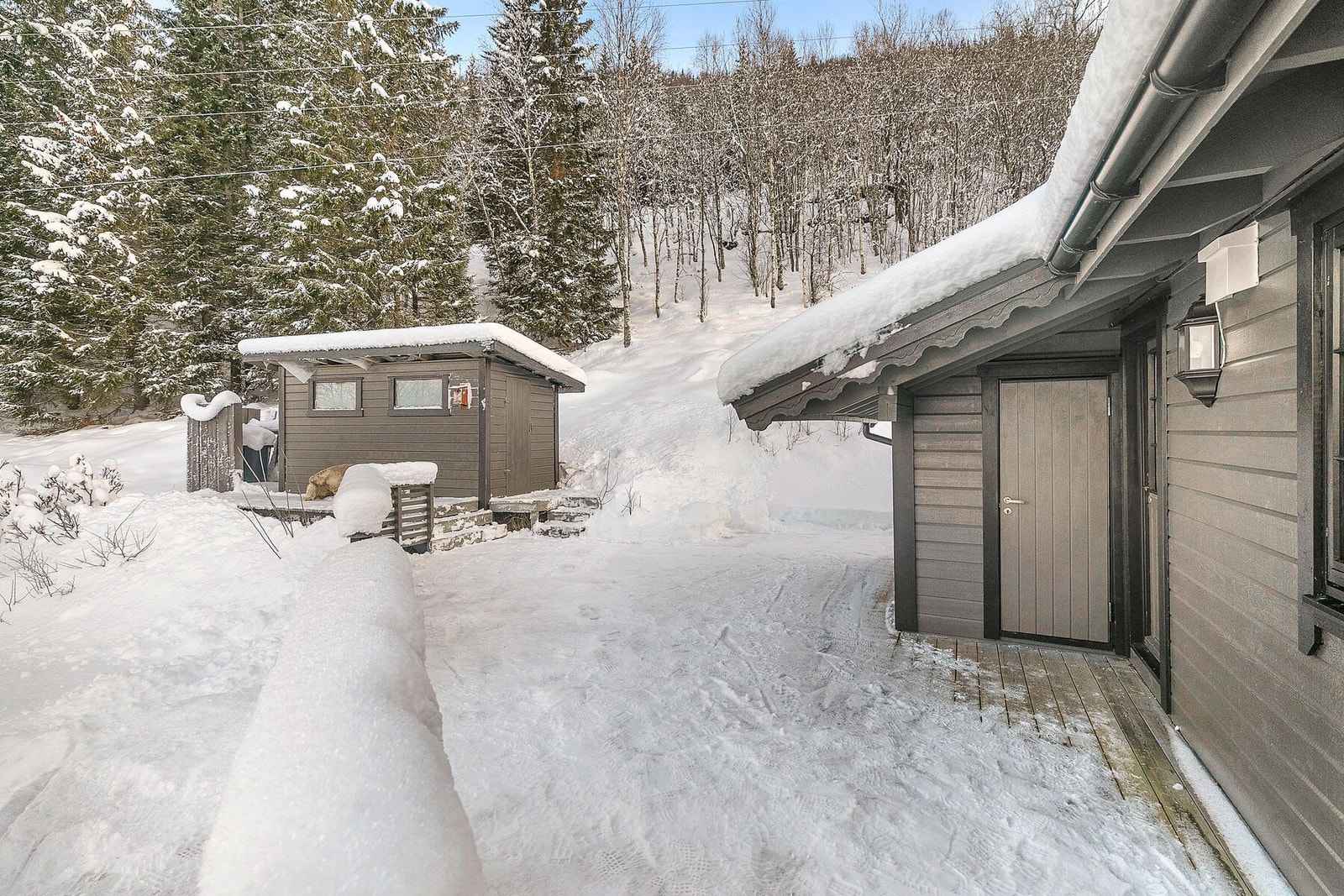 Uthus/ inngangsparti Galleribilde