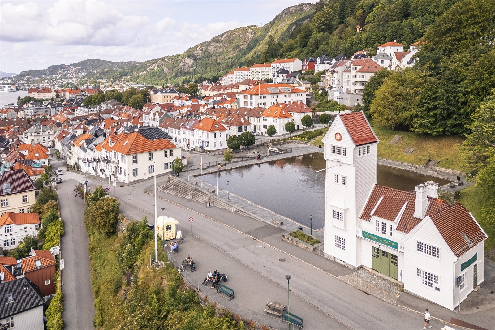Skansen, like over boligen Galleribilde