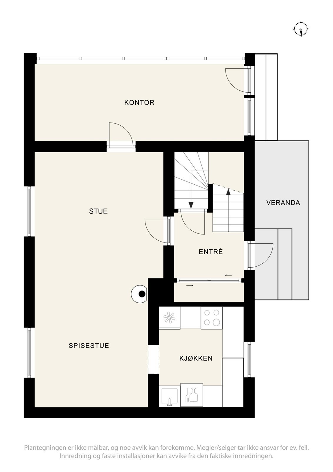 Plantegning Galleribilde