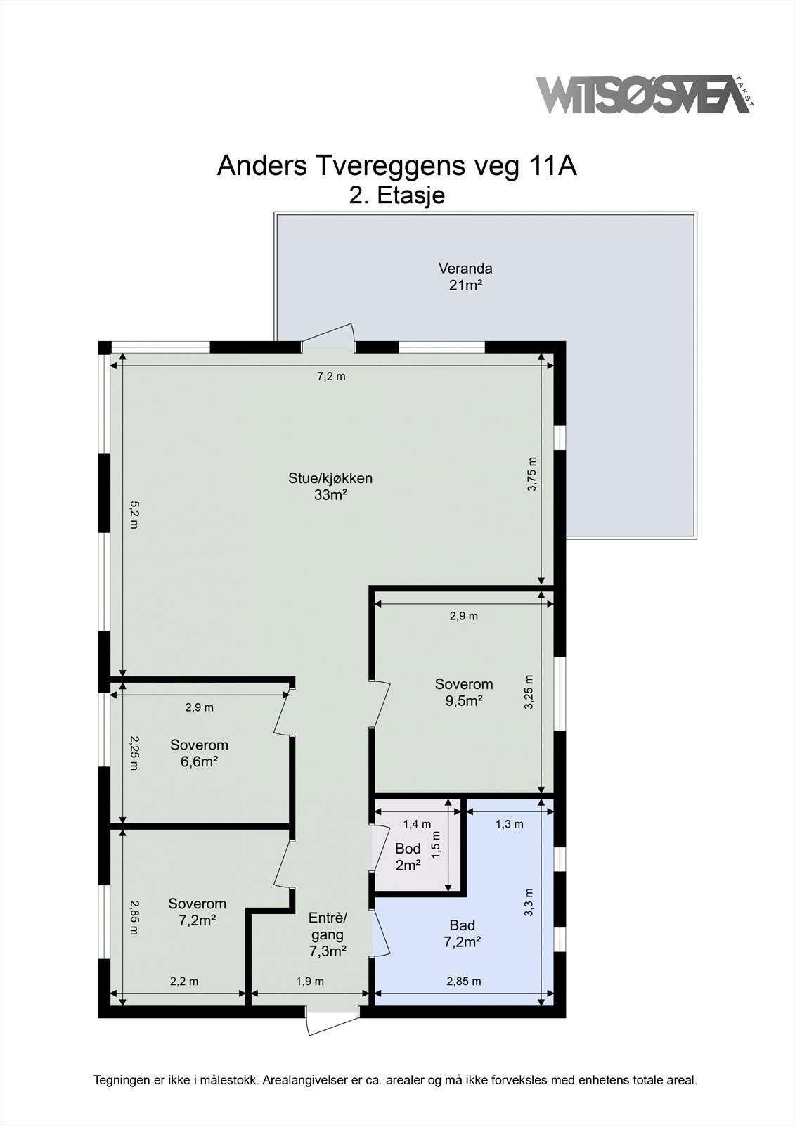 Planskisse. Galleribilde