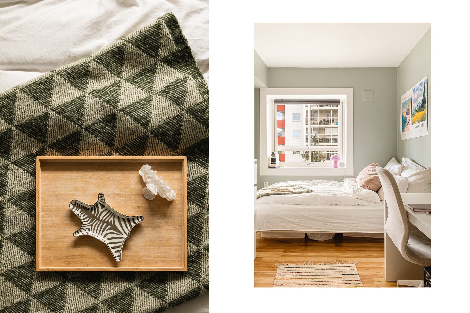 I likhet med det andre soverommet, har rommet god plass til seng, nattbord, garderobe og annet passende møblement Galleribilde