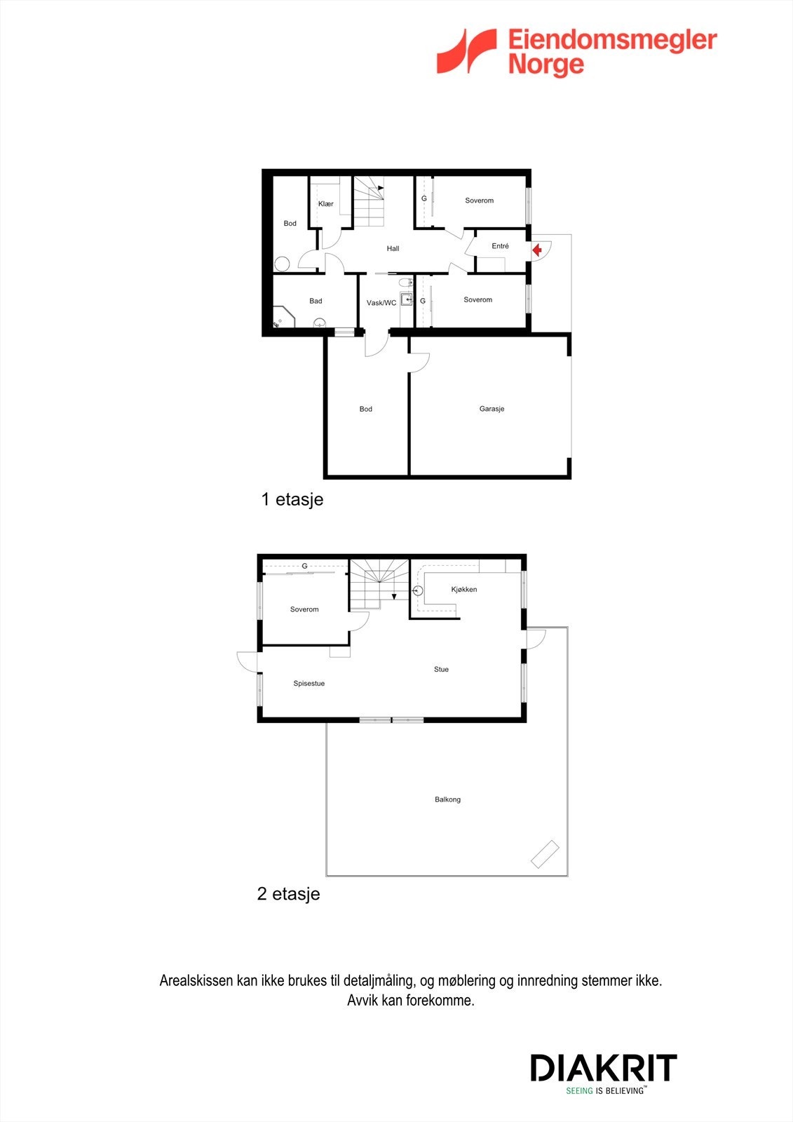 Plantegning Bolig 2D Galleribilde