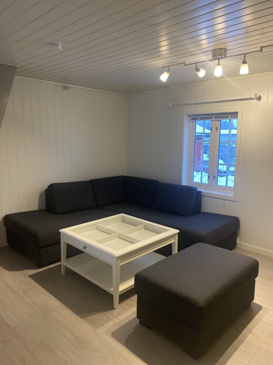 Stue med vindu ut mot bakside. Galleribilde