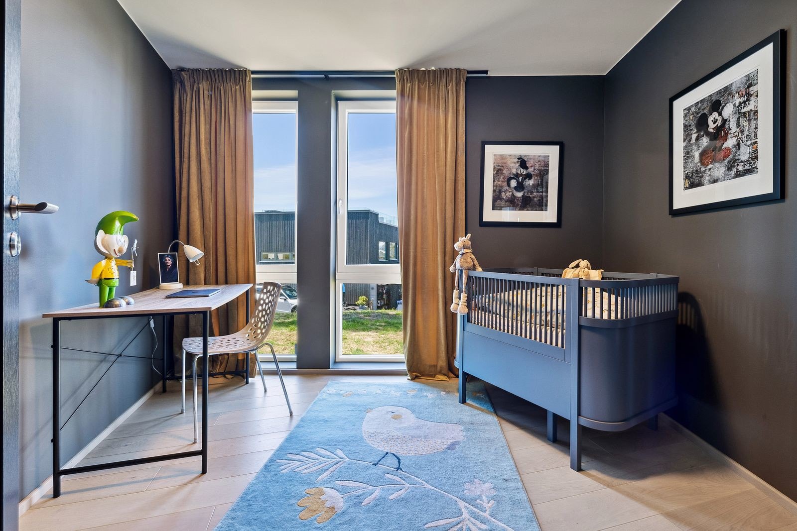 Det er 3 soverom i boligen Galleribilde