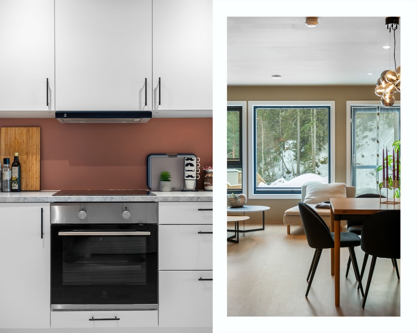 Boligen har balansert ventilasjon med varmegjenvinning som sikrer et godt inneklima. Galleribilde