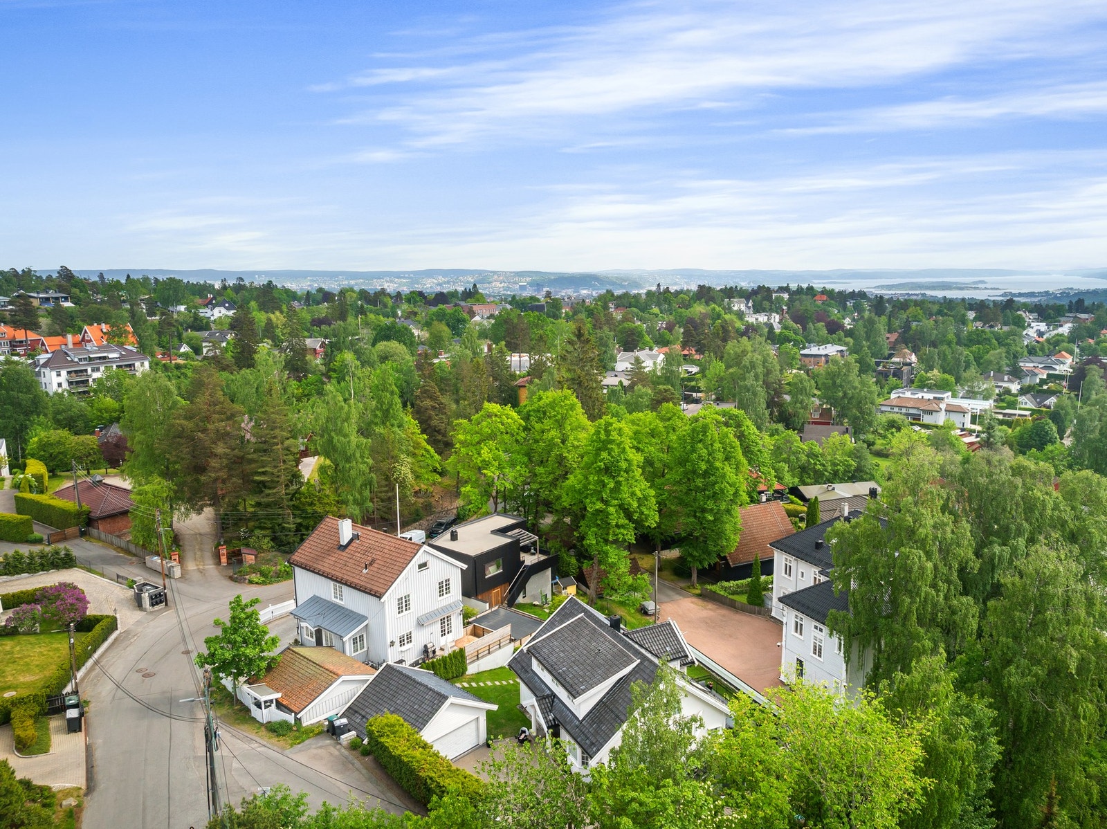En imponerende eiendom plassert i et ettertraktet og velutviklet område mellom Slemdal og Besserud i Oslo Galleribilde